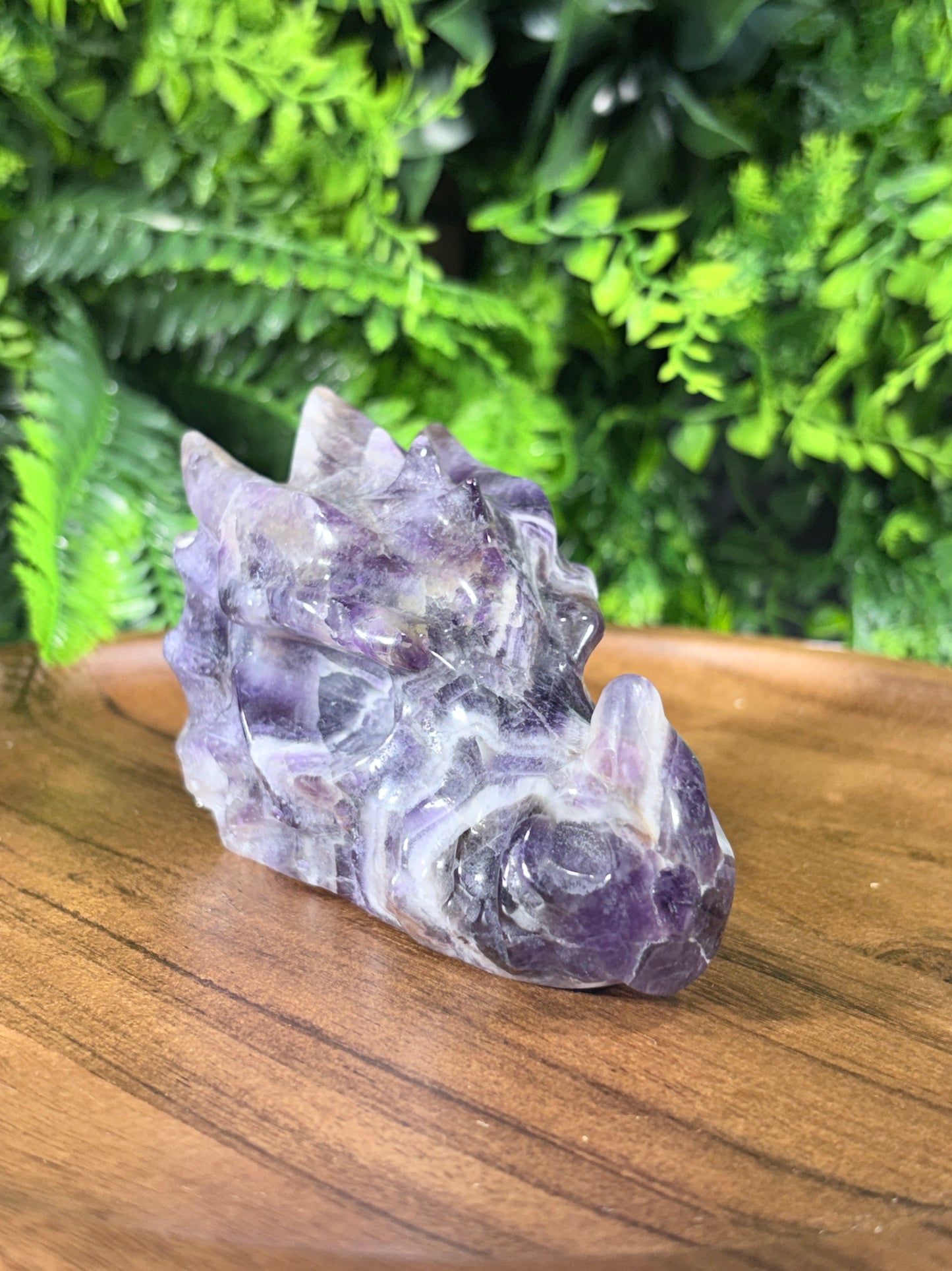 Dream Amethyst Dragon Head - Intuition • Protection • Inner Harmony