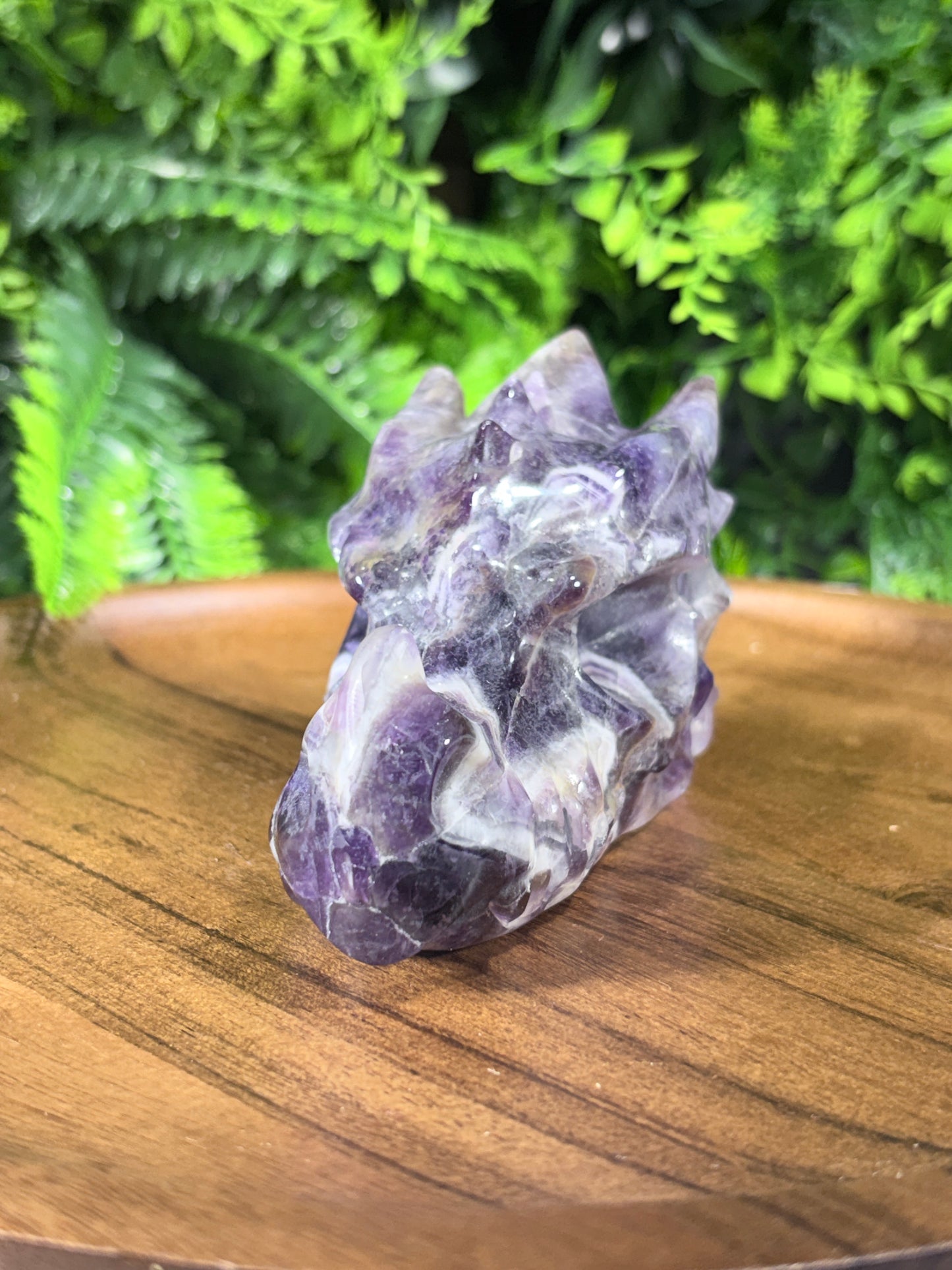 Dream Amethyst Dragon Head - Intuition • Protection • Inner Harmony