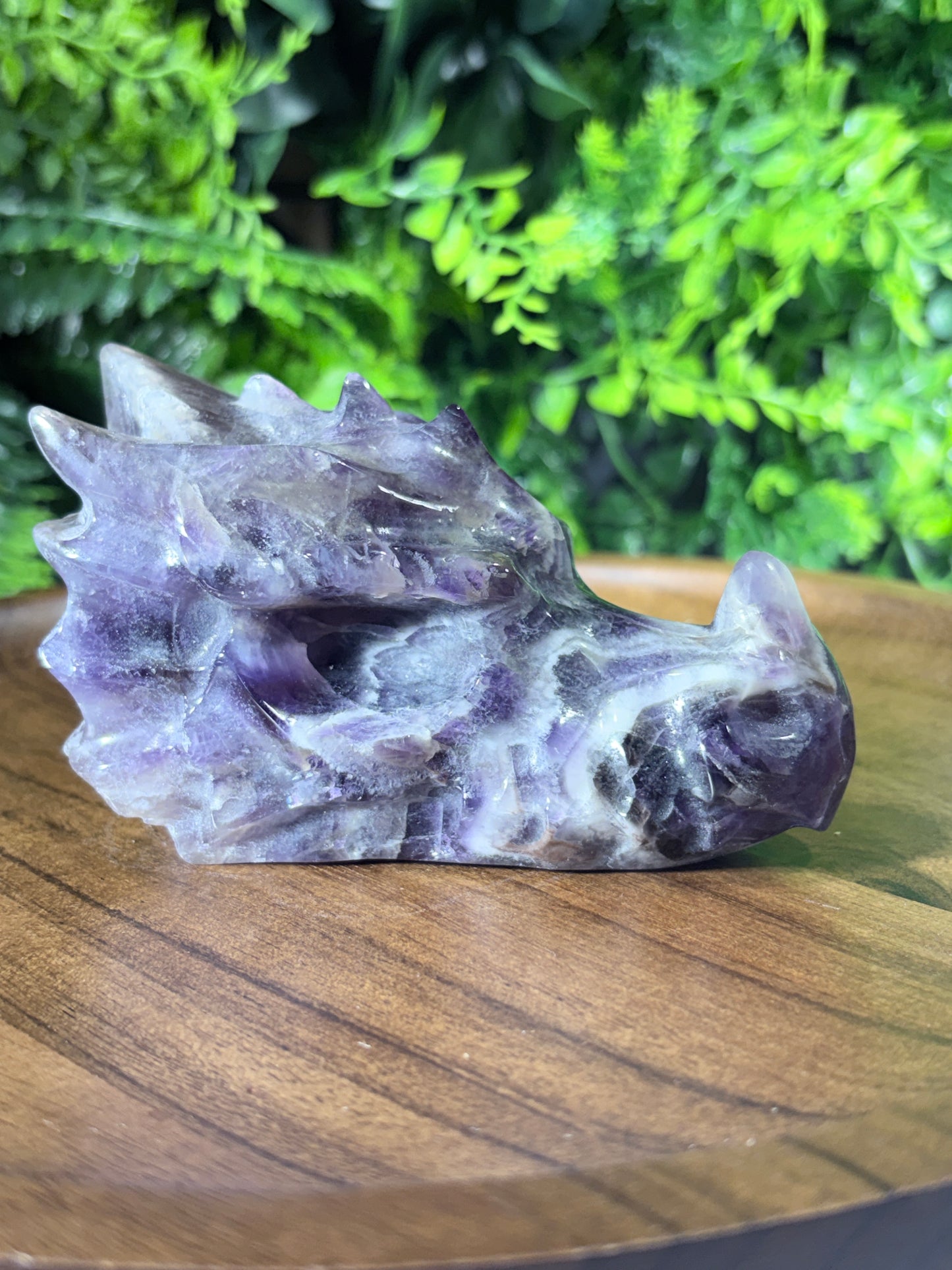 Dream Amethyst Dragon Head - Intuition • Protection • Inner Harmony