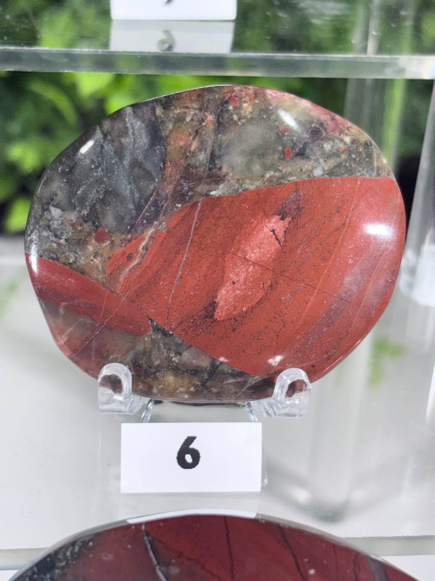 African Bloodstone Palm Stones & Hearts - Courage • Vitality • Grounded Strength