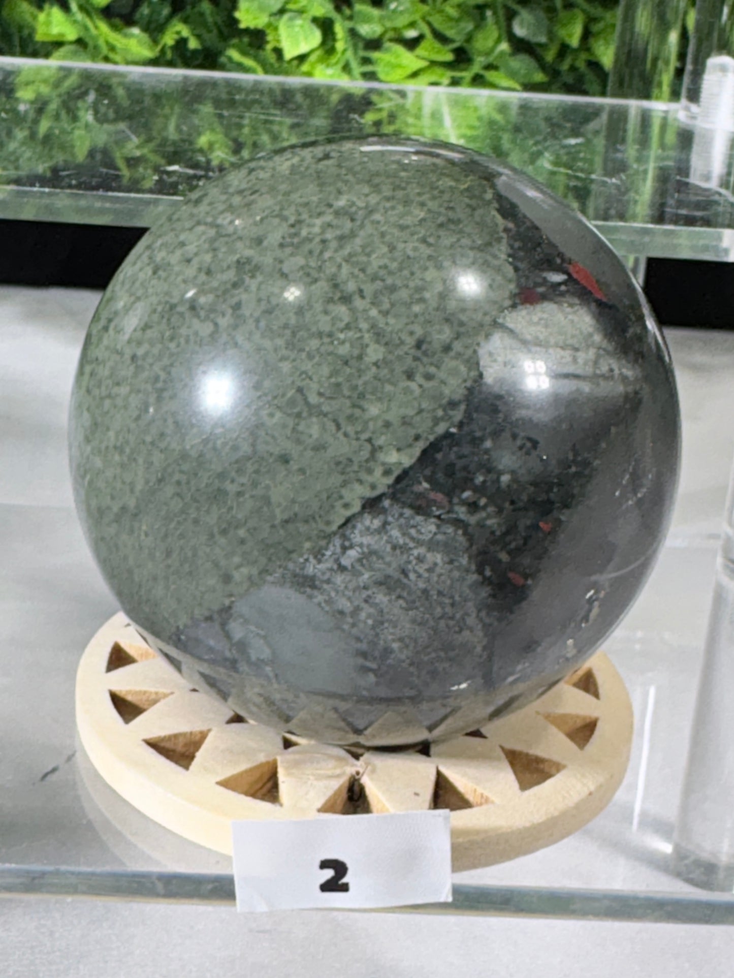 African Bloodstone Spheres - Courage • Vitality • Grounded Strength - Warrior Energy