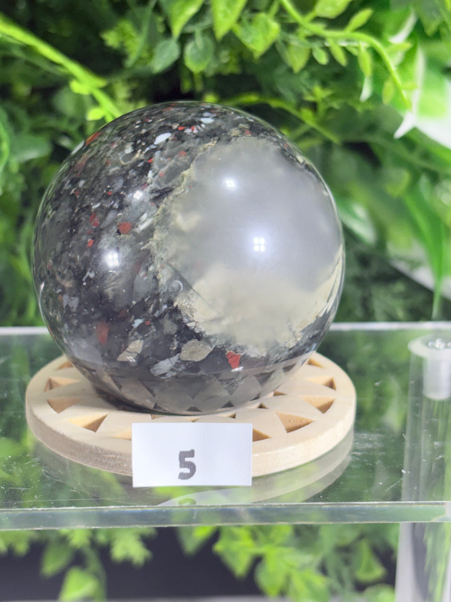 African Bloodstone Spheres - Courage • Vitality • Grounded Strength - Warrior Energy