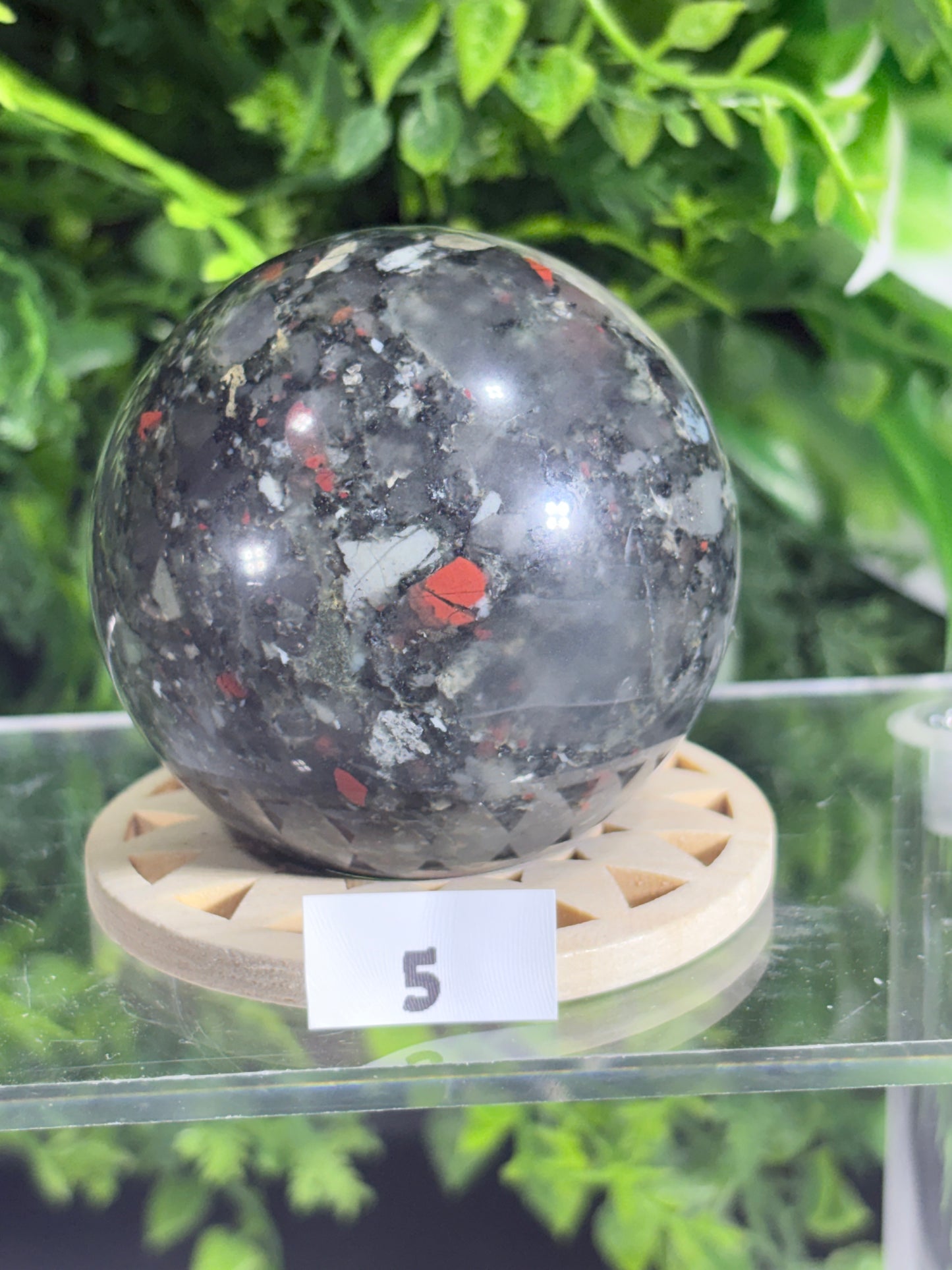 African Bloodstone Spheres - Courage • Vitality • Grounded Strength - Warrior Energy