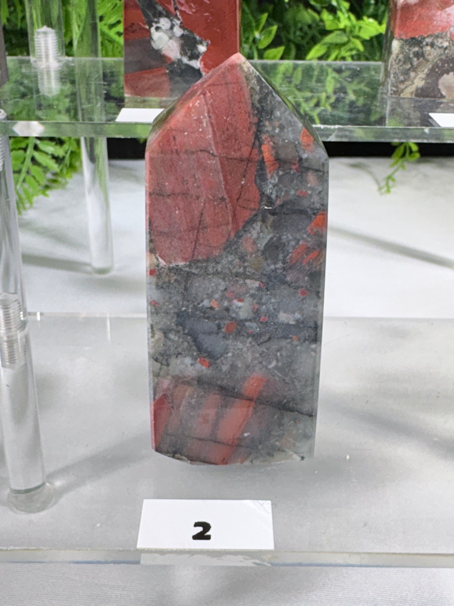 African Bloodstone Points -  Courage • Vitality • Grounded Strength