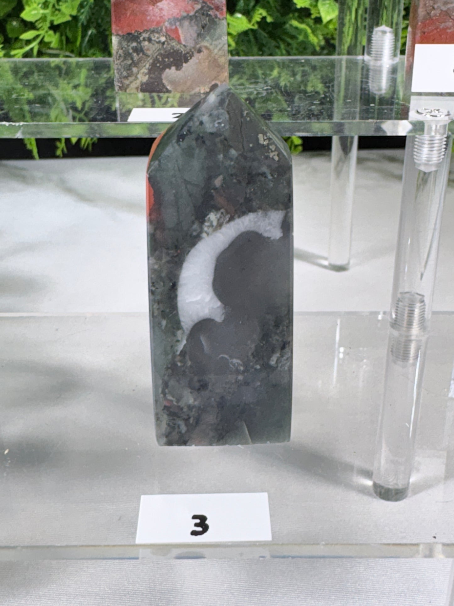 African Bloodstone Points -  Courage • Vitality • Grounded Strength