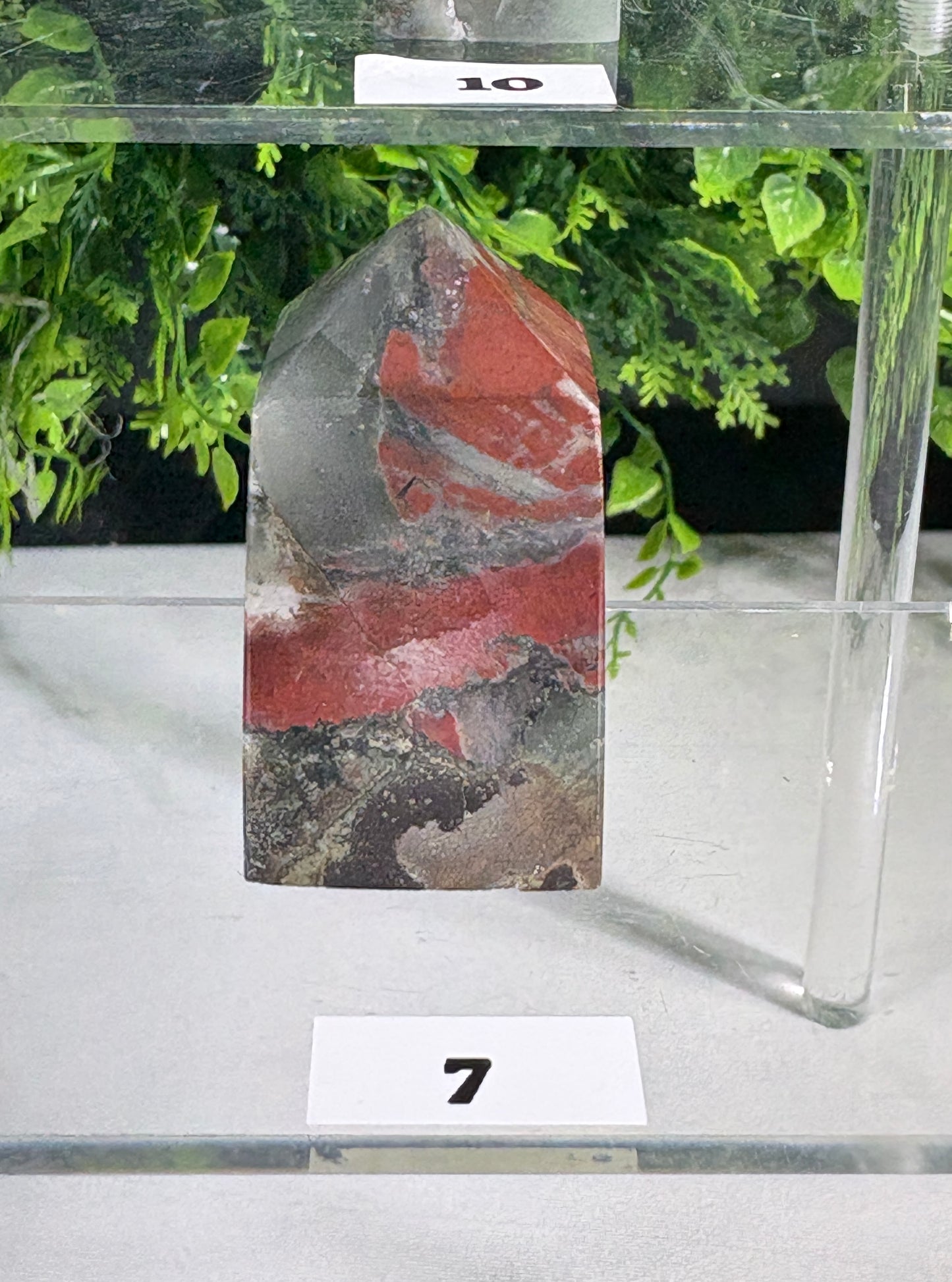 African Bloodstone Points -  Courage • Vitality • Grounded Strength
