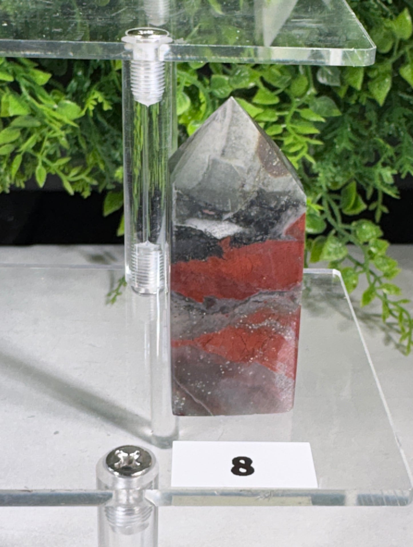 African Bloodstone Points -  Courage • Vitality • Grounded Strength