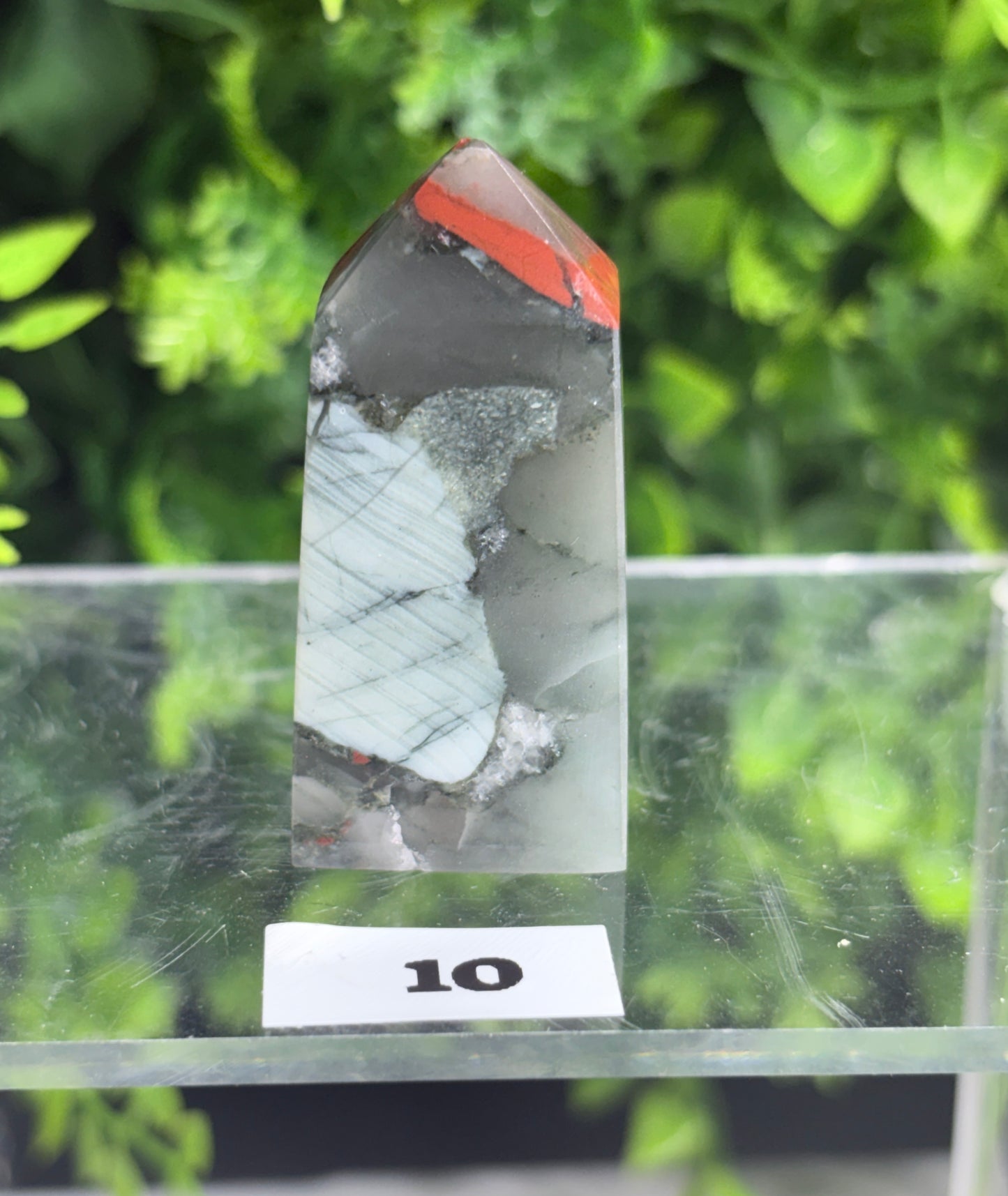 African Bloodstone Points -  Courage • Vitality • Grounded Strength