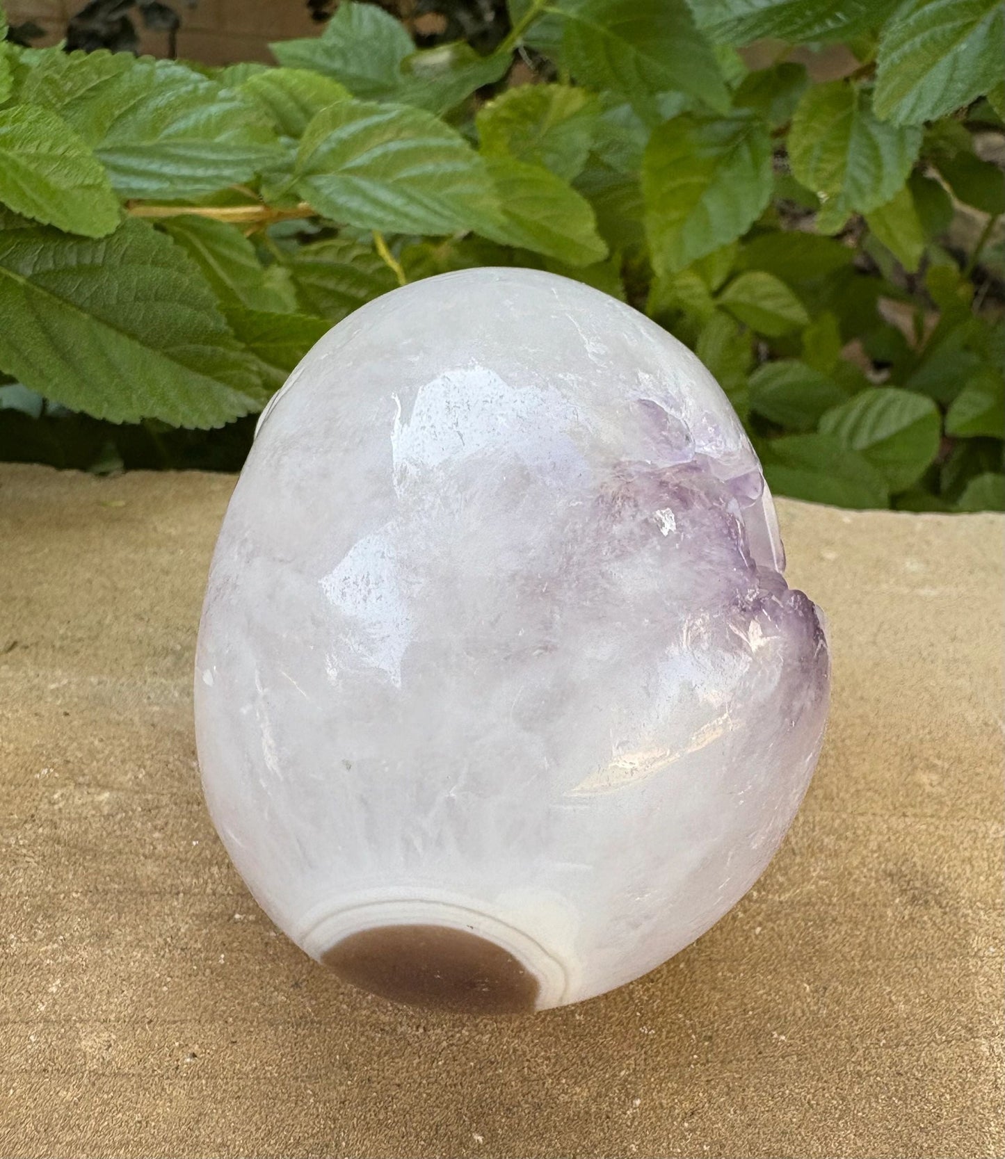 💜 Amethyst Agate Skull with Sparkling Druzy & Grey Agate Marking – Clarity, Wisdom & Glow | 1.25 lbs.