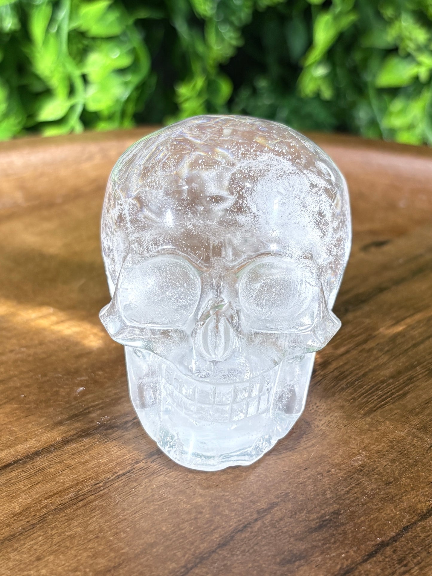 Clear Quartz Skull – Clarity, Amplification & Cosmic Energy | Smooth Hand-Carved Crystal Skull
