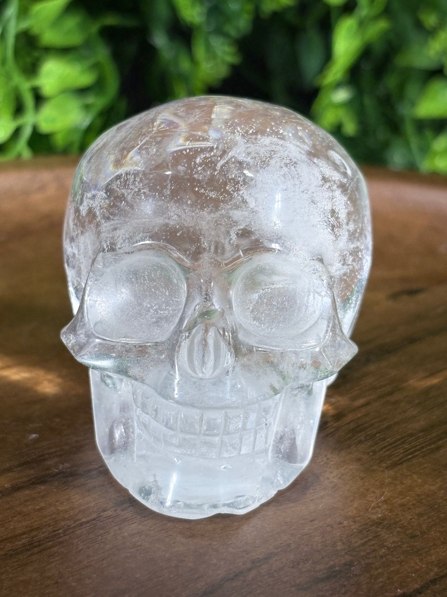 Clear Quartz Skull – Clarity, Amplification & Cosmic Energy | Smooth Hand-Carved Crystal Skull