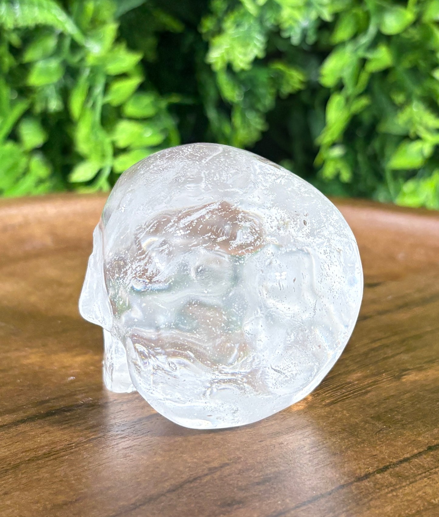 Clear Quartz Skull – Clarity, Amplification & Cosmic Energy | Smooth Hand-Carved Crystal Skull