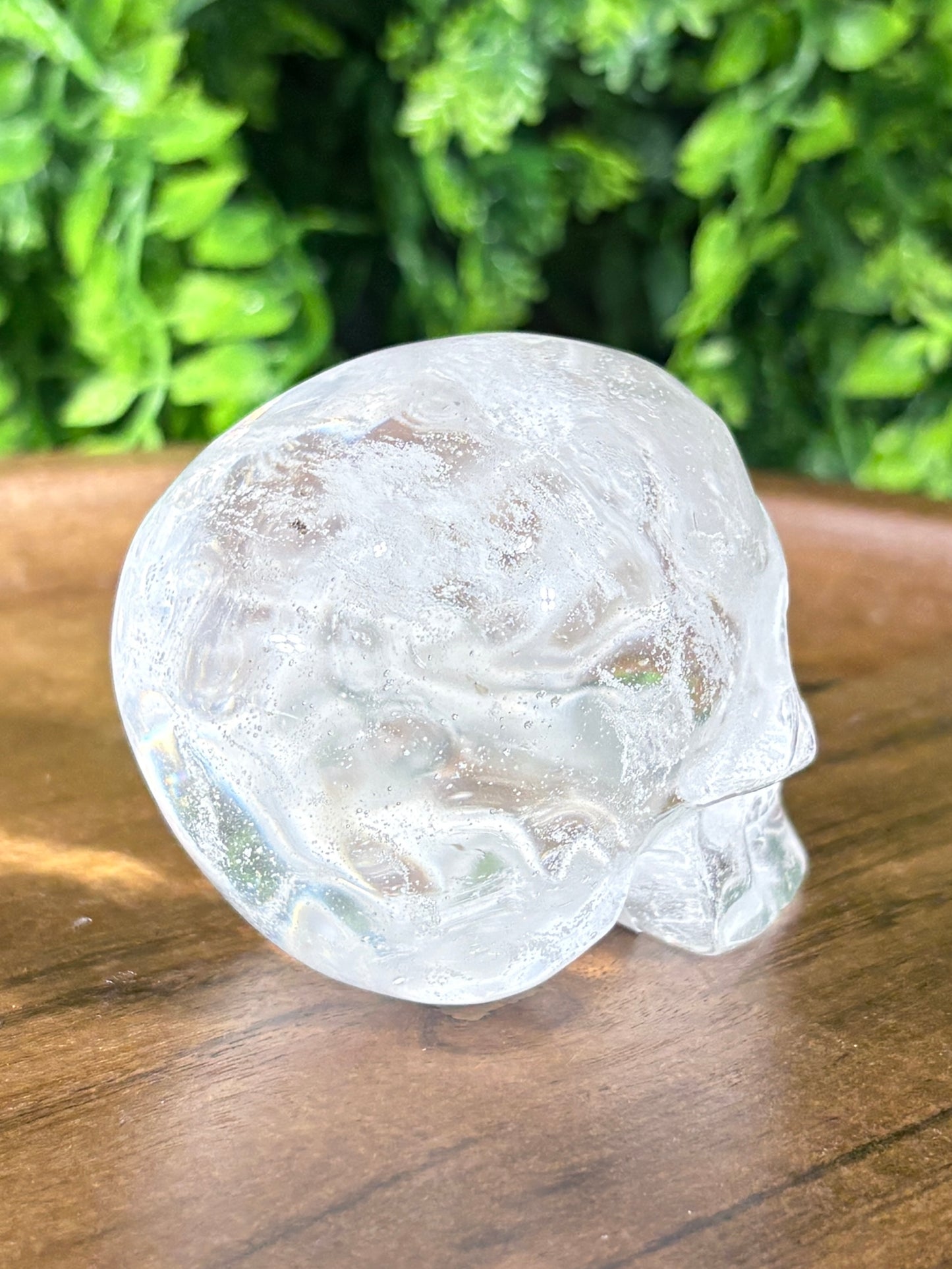 Clear Quartz Skull – Clarity, Amplification & Cosmic Energy | Smooth Hand-Carved Crystal Skull