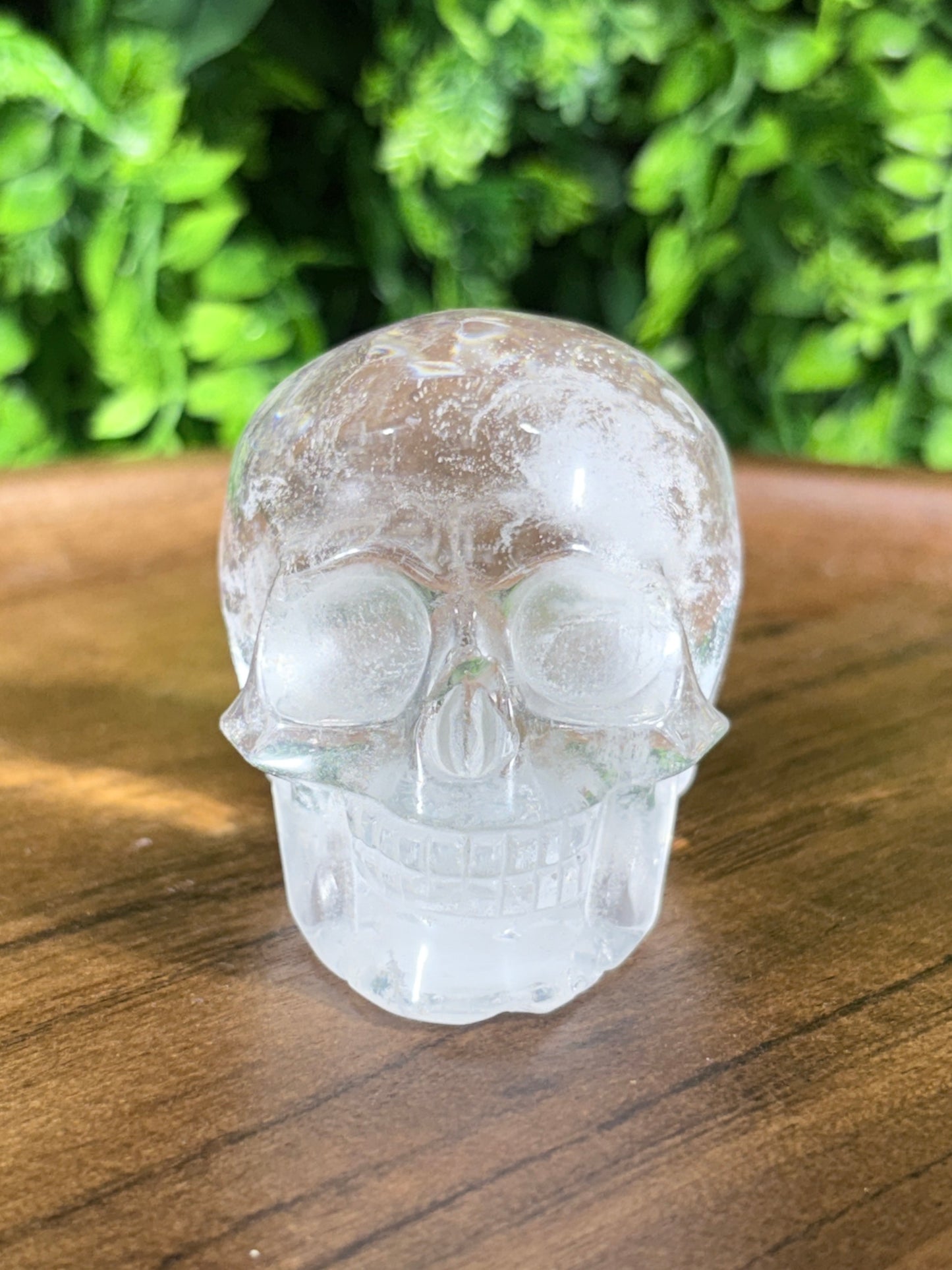 Clear Quartz Skull – Clarity, Amplification & Cosmic Energy | Smooth Hand-Carved Crystal Skull