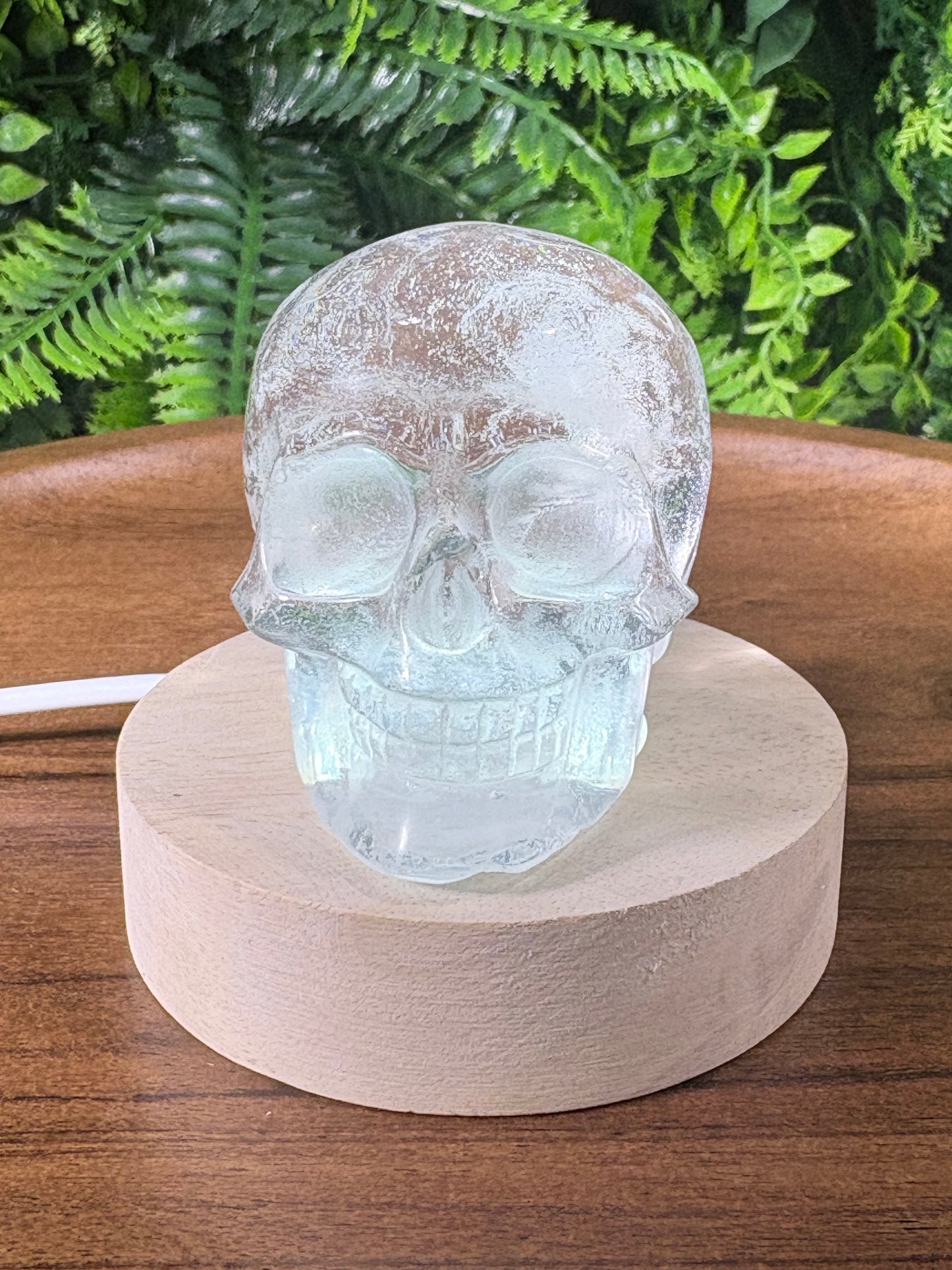 Clear Quartz Skull – Clarity, Amplification & Cosmic Energy | Smooth Hand-Carved Crystal Skull