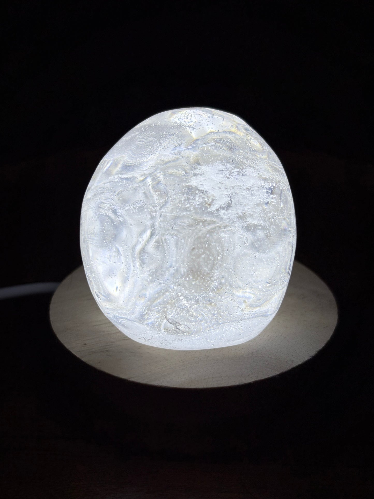 Clear Quartz Skull – Clarity, Amplification & Cosmic Energy | Smooth Hand-Carved Crystal Skull