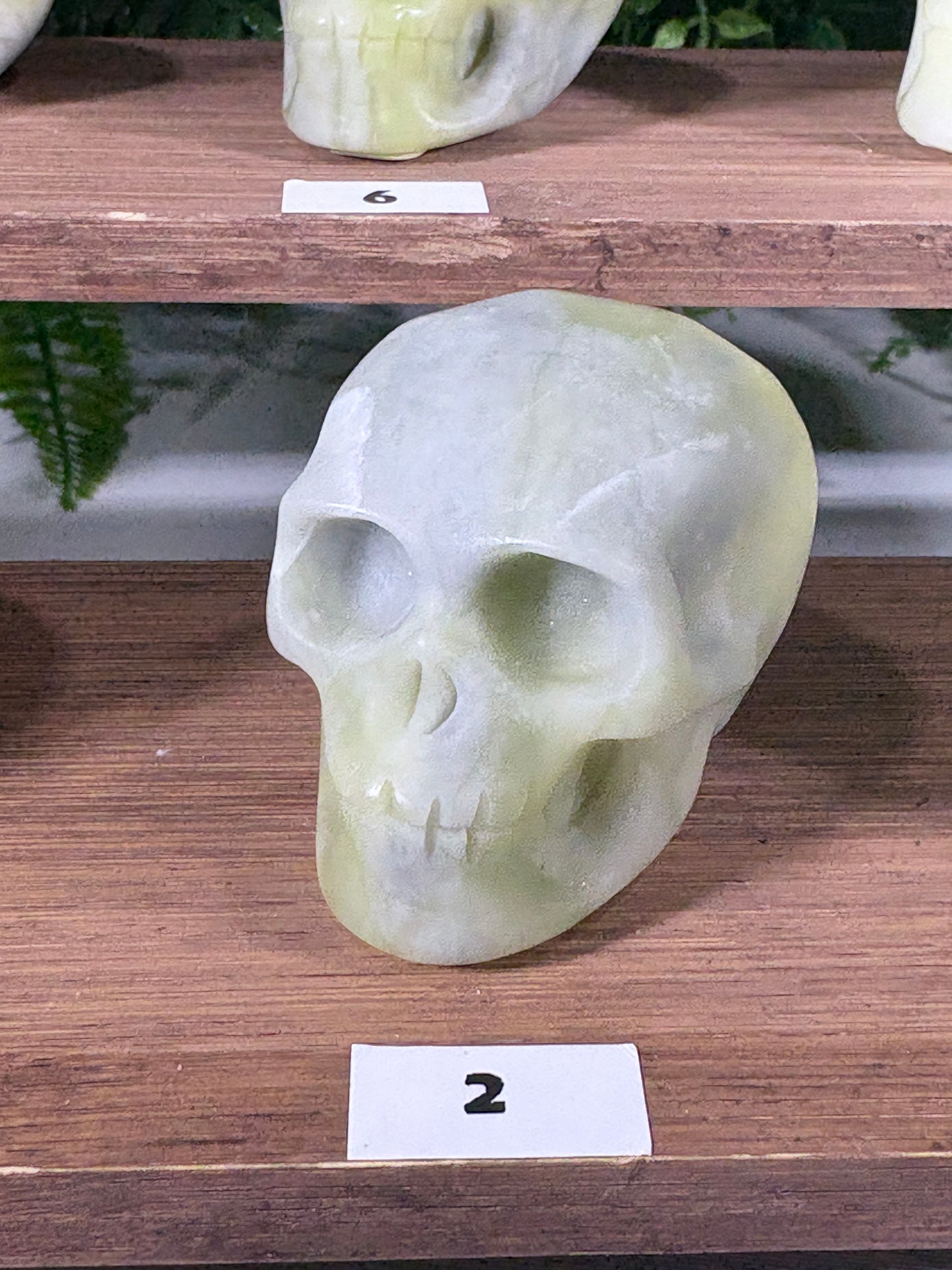 2" Lemon Jade Skull Carvings - Joy • Wisdom • Fresh Beginnings