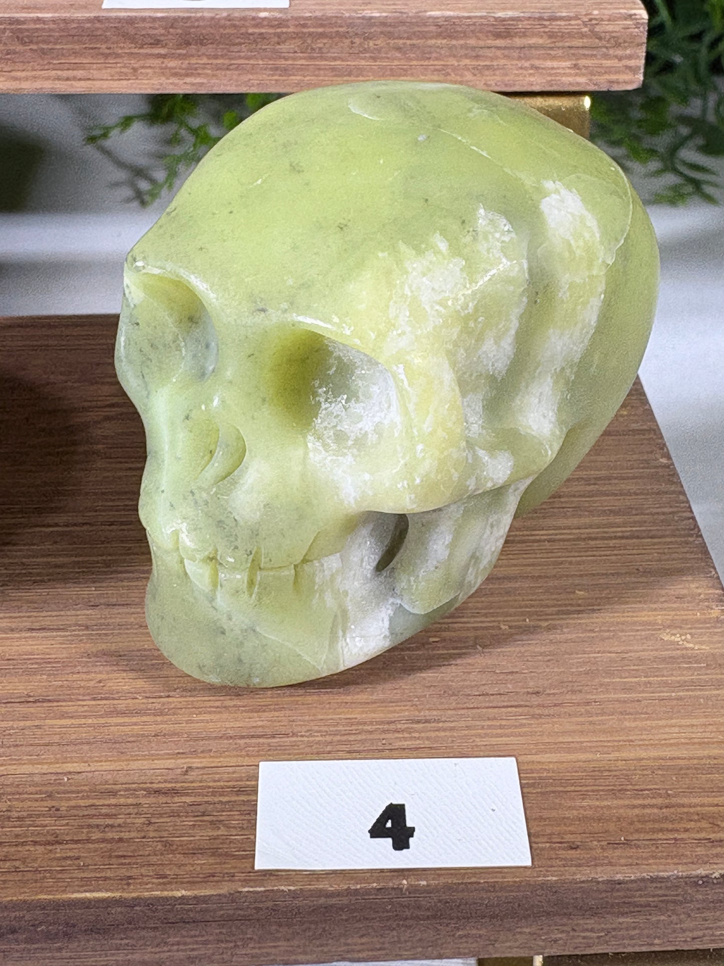 2" Lemon Jade Skull Carvings - Joy • Wisdom • Fresh Beginnings