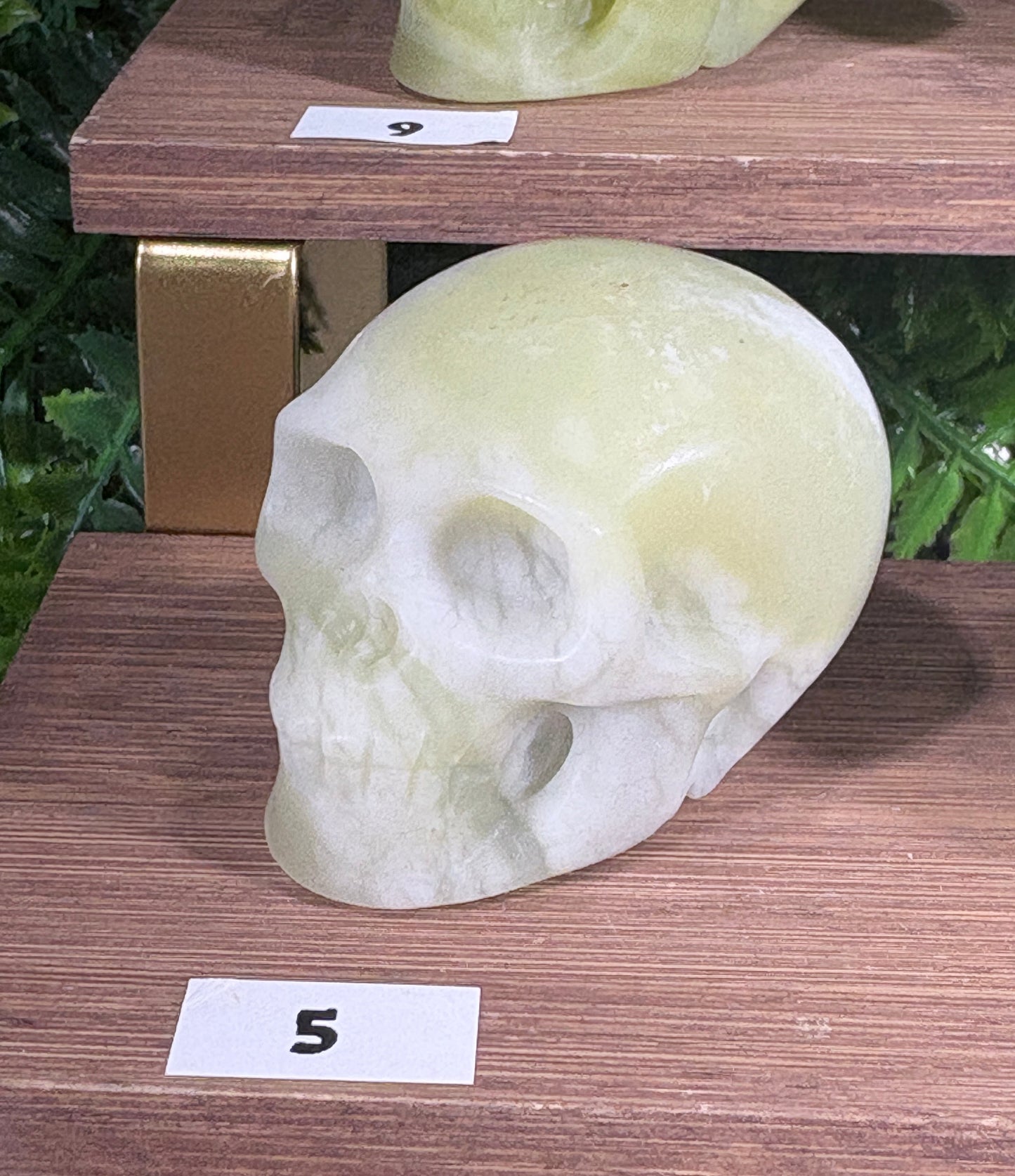 2" Lemon Jade Skull Carvings - Joy • Wisdom • Fresh Beginnings