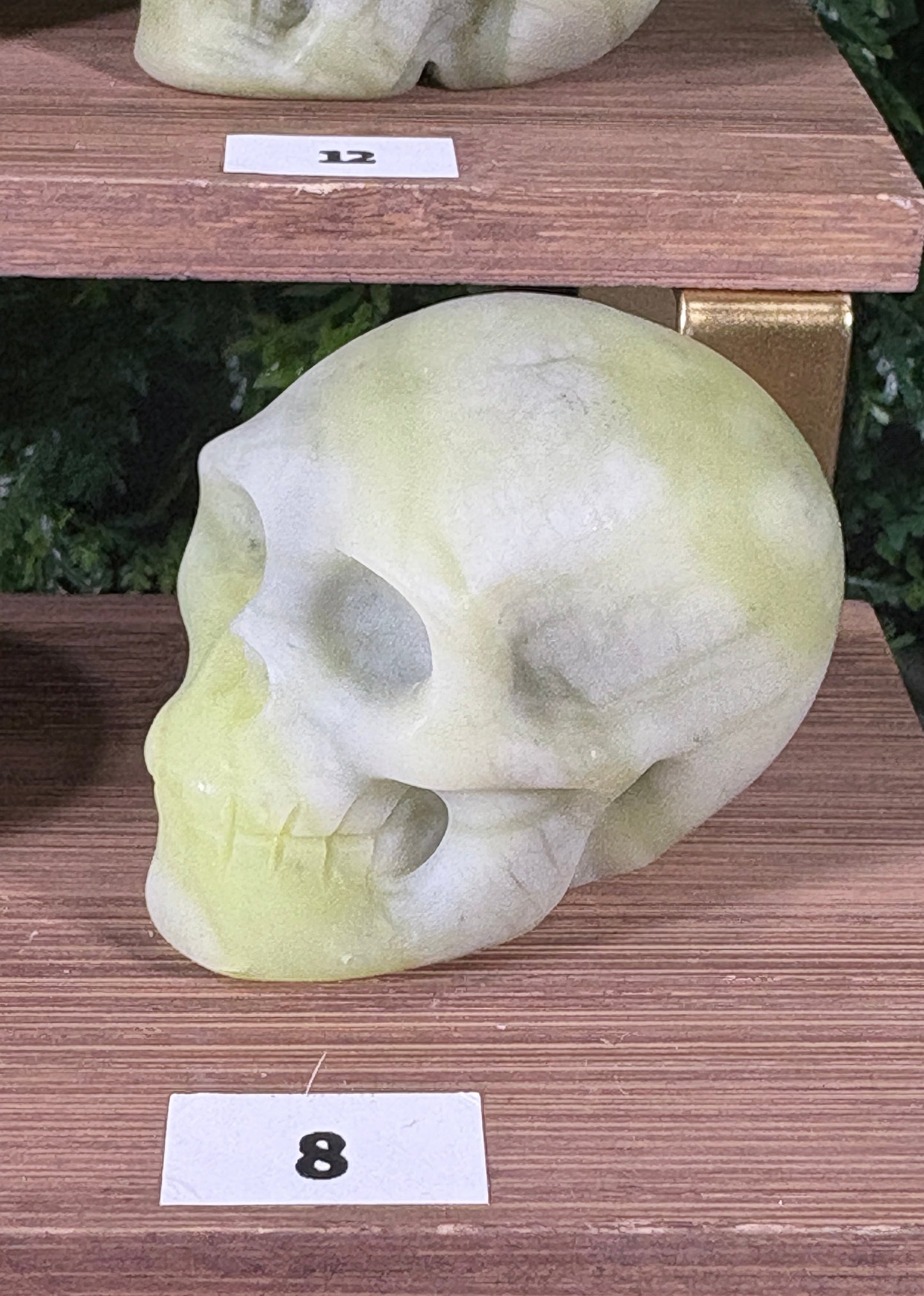 2" Lemon Jade Skull Carvings - Joy • Wisdom • Fresh Beginnings