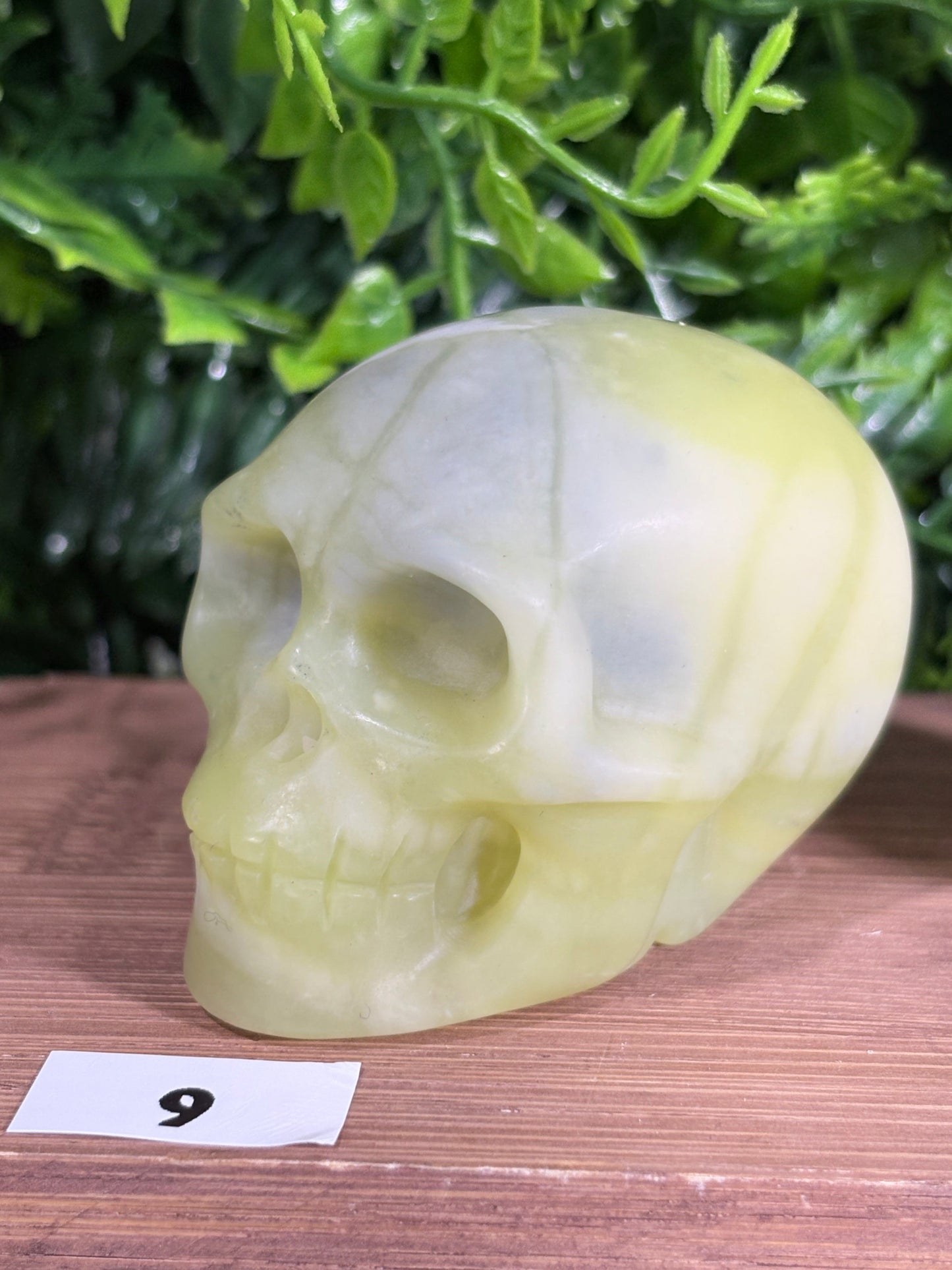 2" Lemon Jade Skull Carvings - Joy • Wisdom • Fresh Beginnings