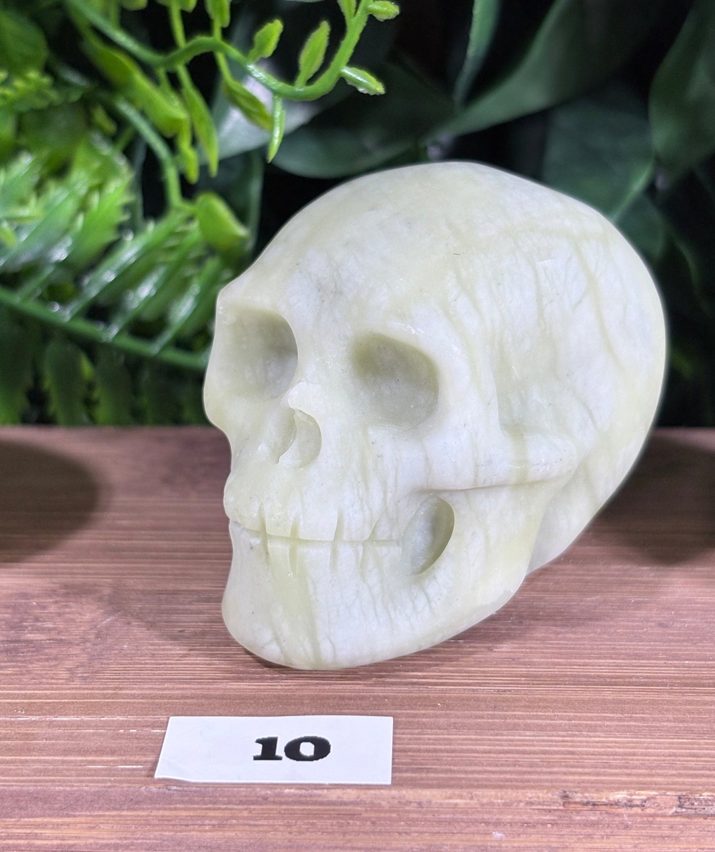 2" Lemon Jade Skull Carvings - Joy • Wisdom • Fresh Beginnings