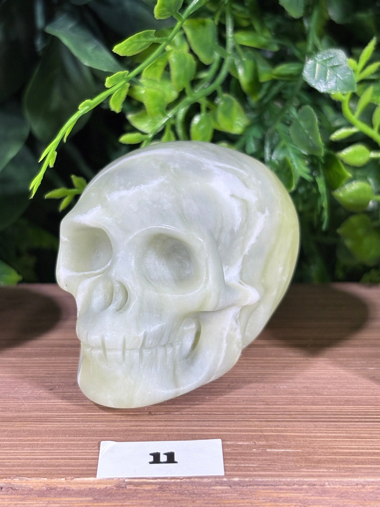 2" Lemon Jade Skull Carvings - Joy • Wisdom • Fresh Beginnings