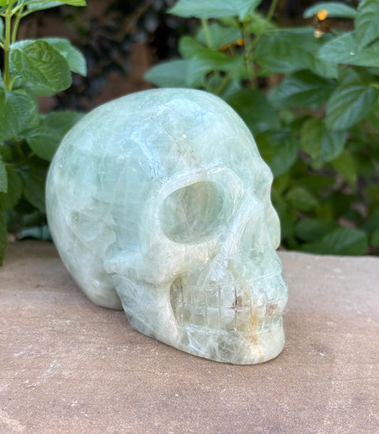 🌊2.9 lbs. Aquamarine Crystal Skull – Serenity, Strength &  Clarity