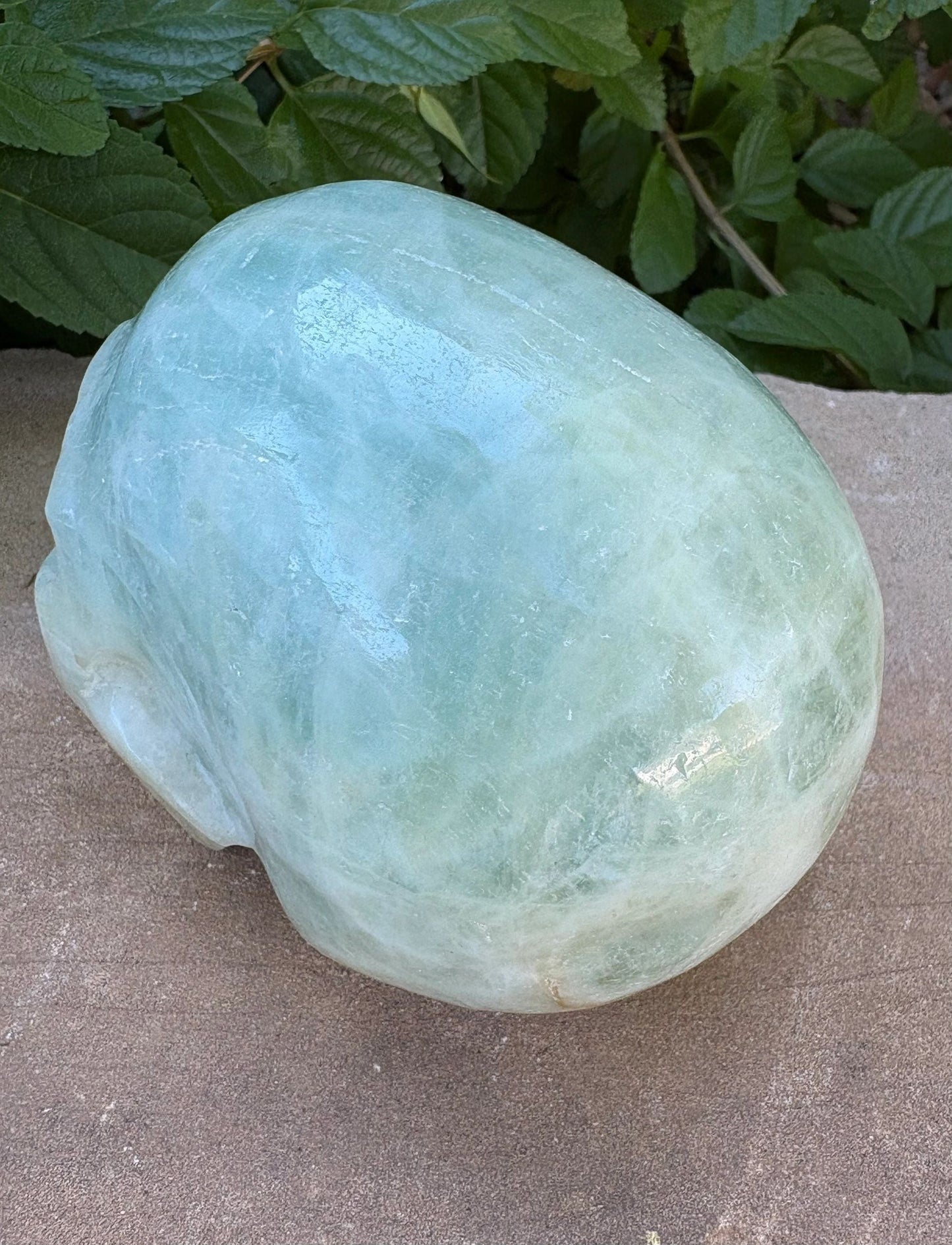 🌊2.9 lbs. Aquamarine Crystal Skull – Serenity, Strength &  Clarity