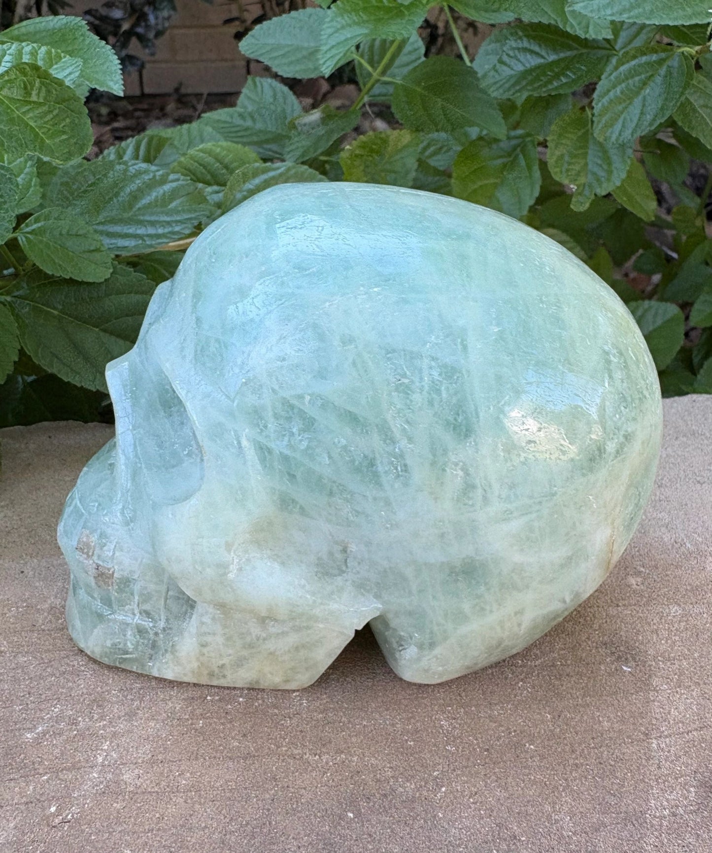 🌊2.9 lbs. Aquamarine Crystal Skull – Serenity, Strength &  Clarity