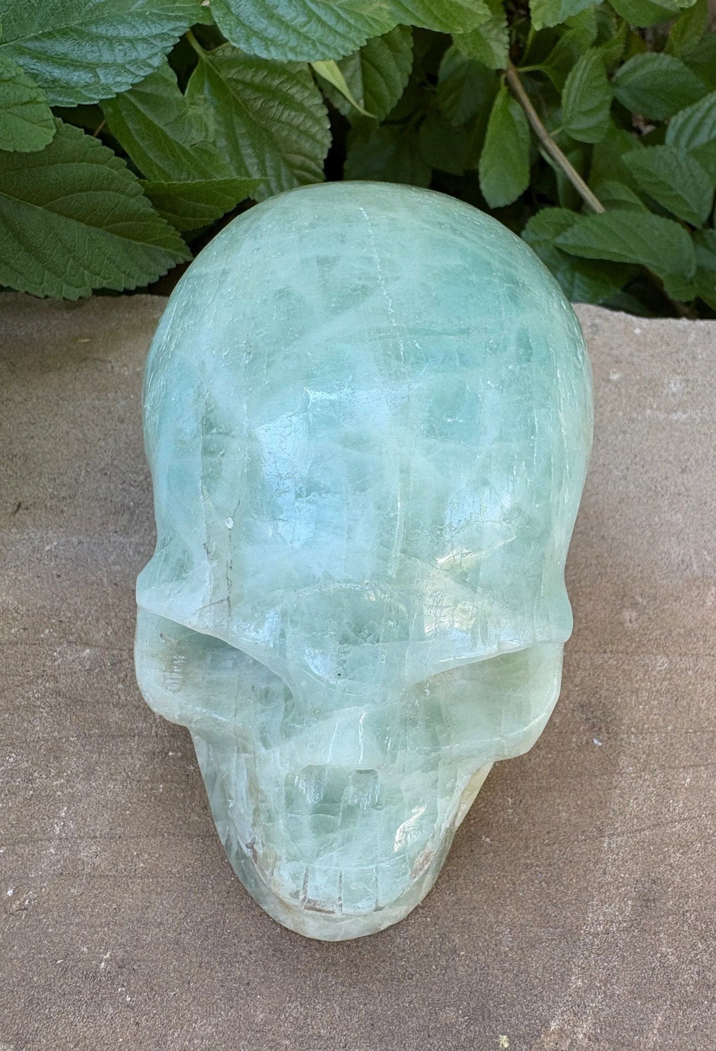 🌊2.9 lbs. Aquamarine Crystal Skull – Serenity, Strength &  Clarity