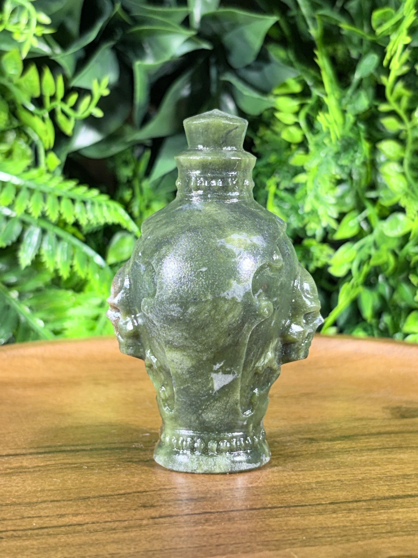 Septarian Skull Potion Bottle Carving Grounding • Confidence • Protective Energy