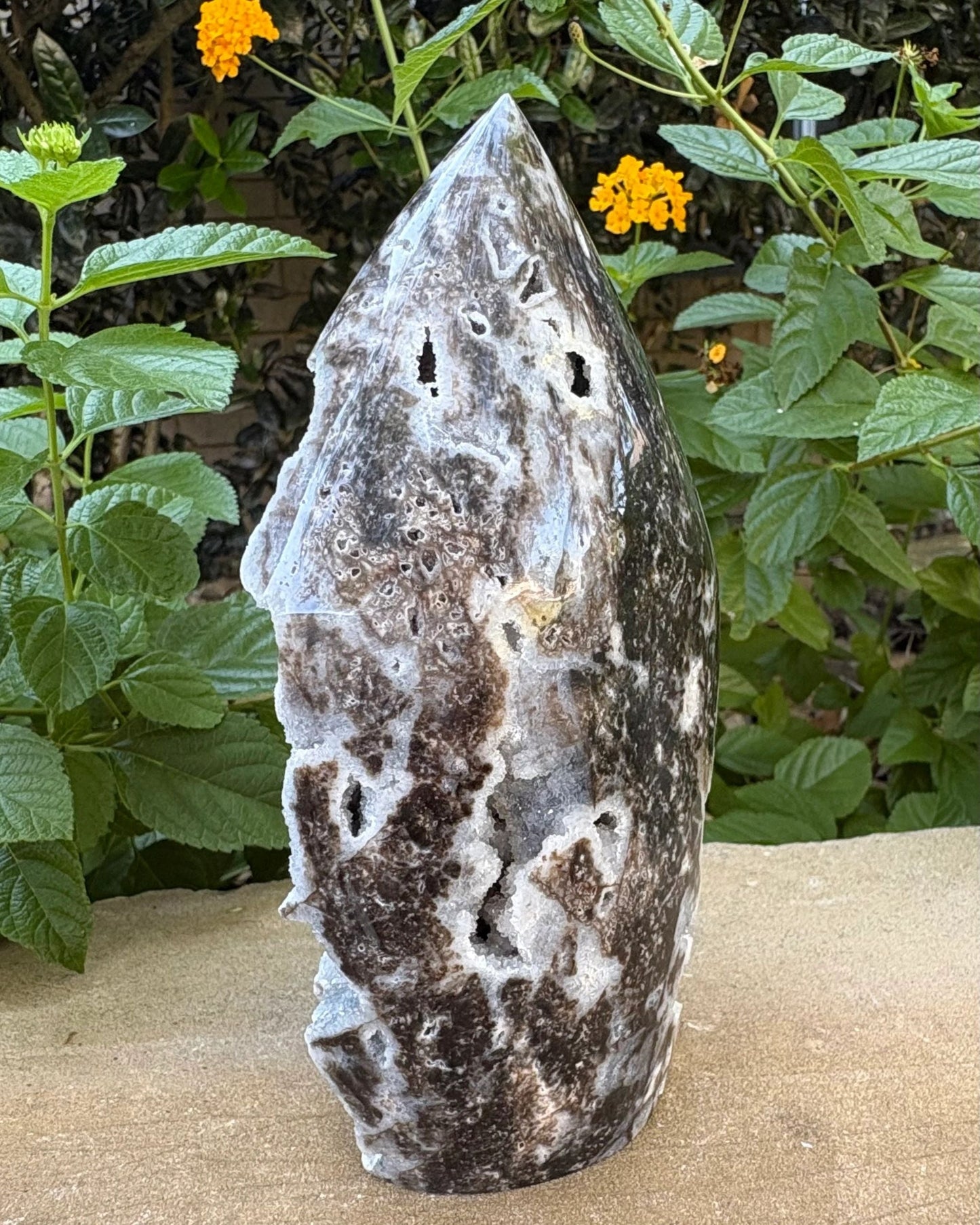 💎 🖤 Large Sphalerite Cathedral – Strength, Grounding & Shadow Sparkle | 3.45 lbs