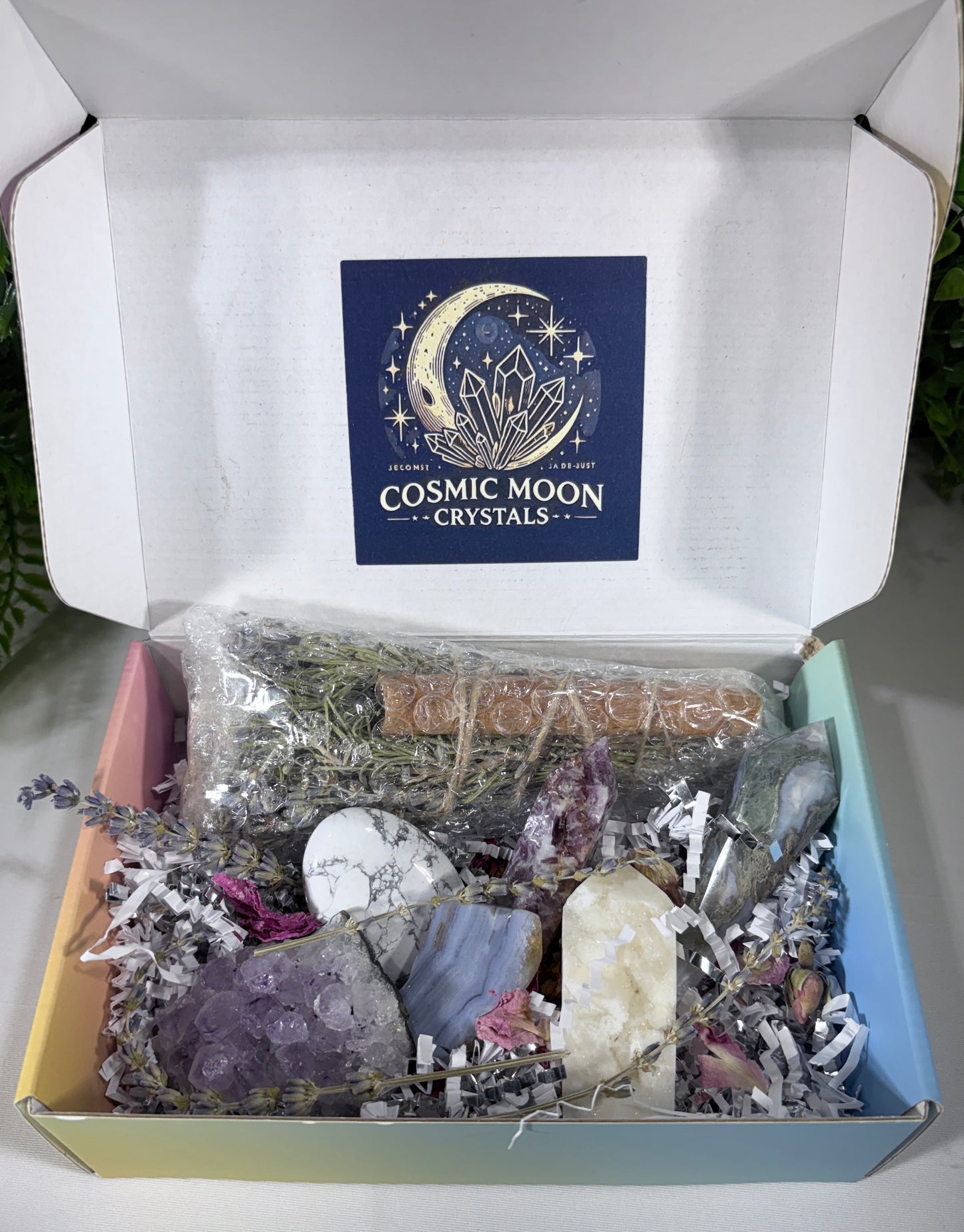 🌿 Crystal Calm & Grounding Kit - Peace • Grounding • Emotional Balance
