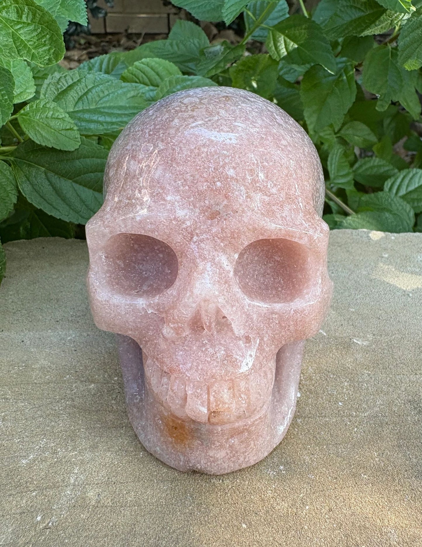💜 Sparkling Amethyst Skull – Intuition, Protection & Cosmic Calm | Smooth Polished Crystal Skull