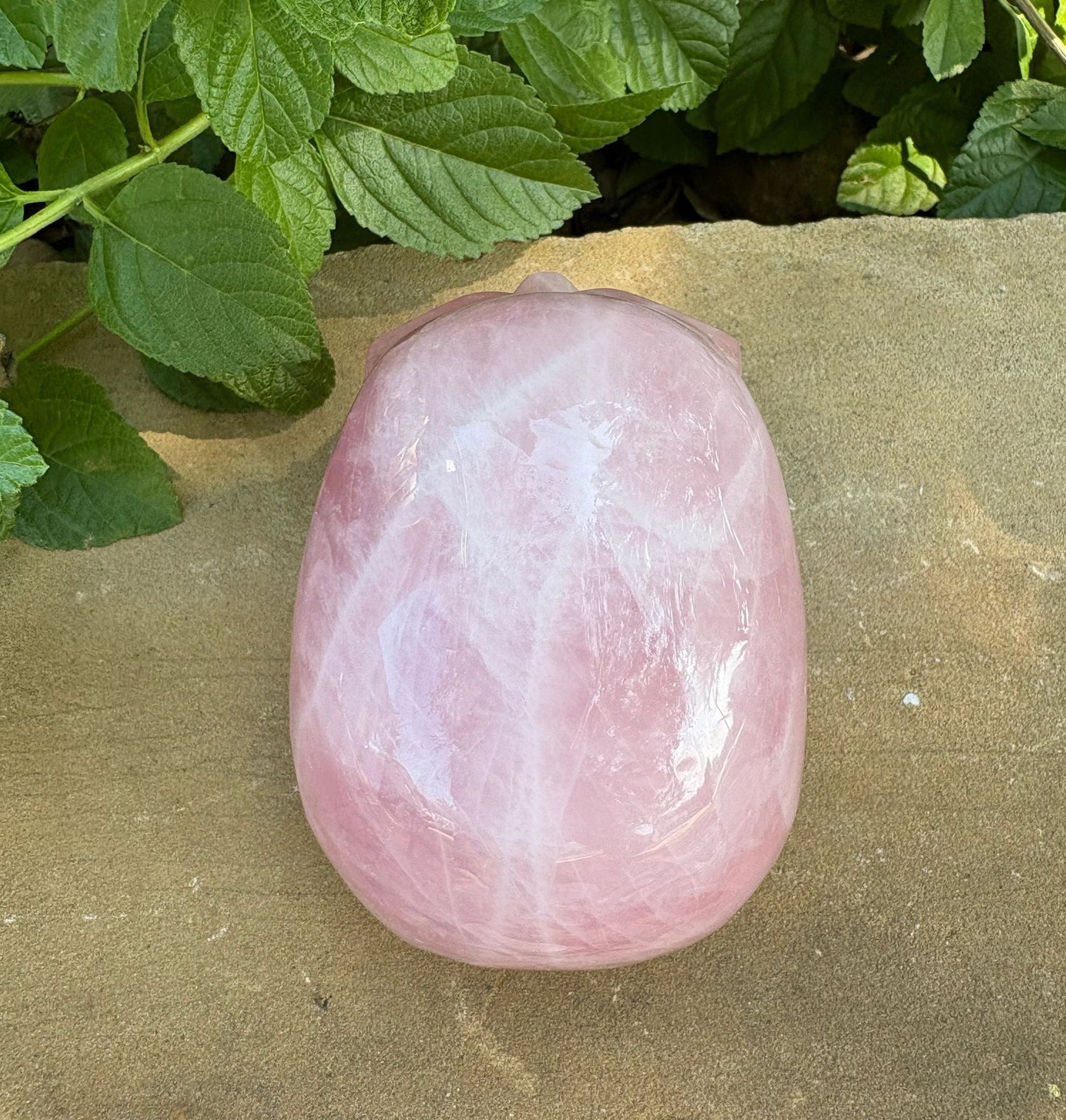 💗 2.28 lbs. Madagascar Rose Quartz Skull – Love, Compassion & Emotional Glow | Love | Harmony | Heart Sass (2)