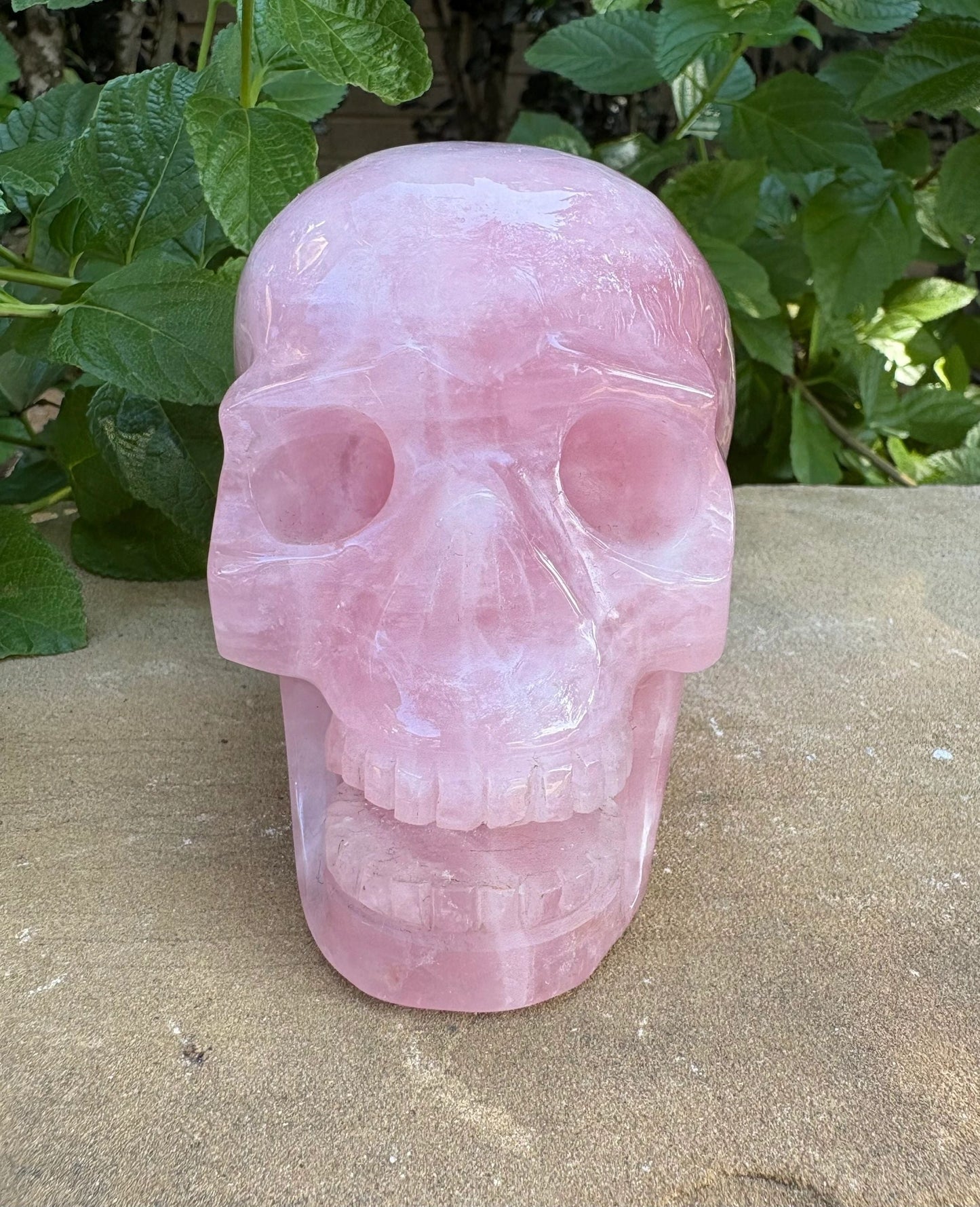 💗 2.28 lbs. Madagascar Rose Quartz Skull – Love, Compassion & Emotional Glow | Love | Harmony | Heart Sass (2)