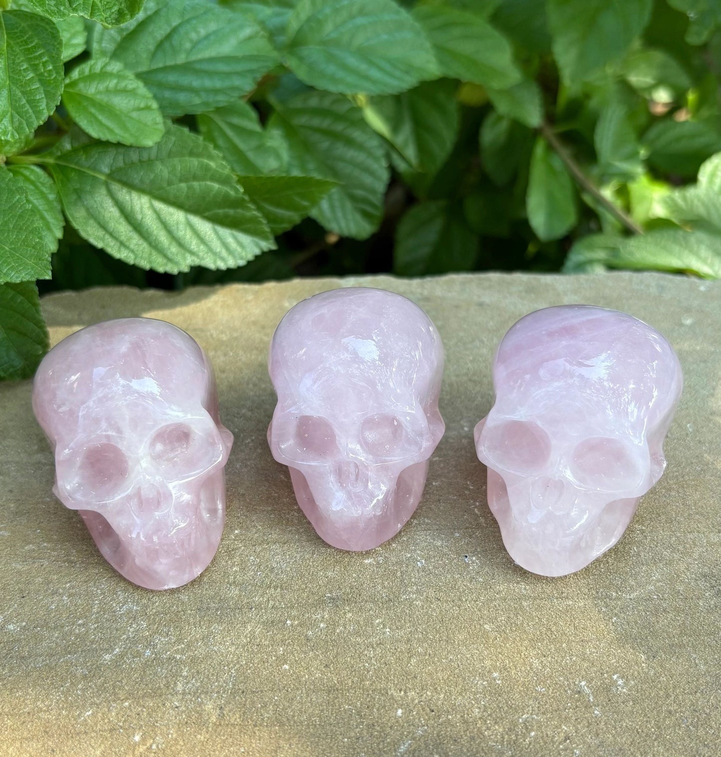 💗 Rose Quartz Crystal Skull – Love, Compassion & Emotional Healing
