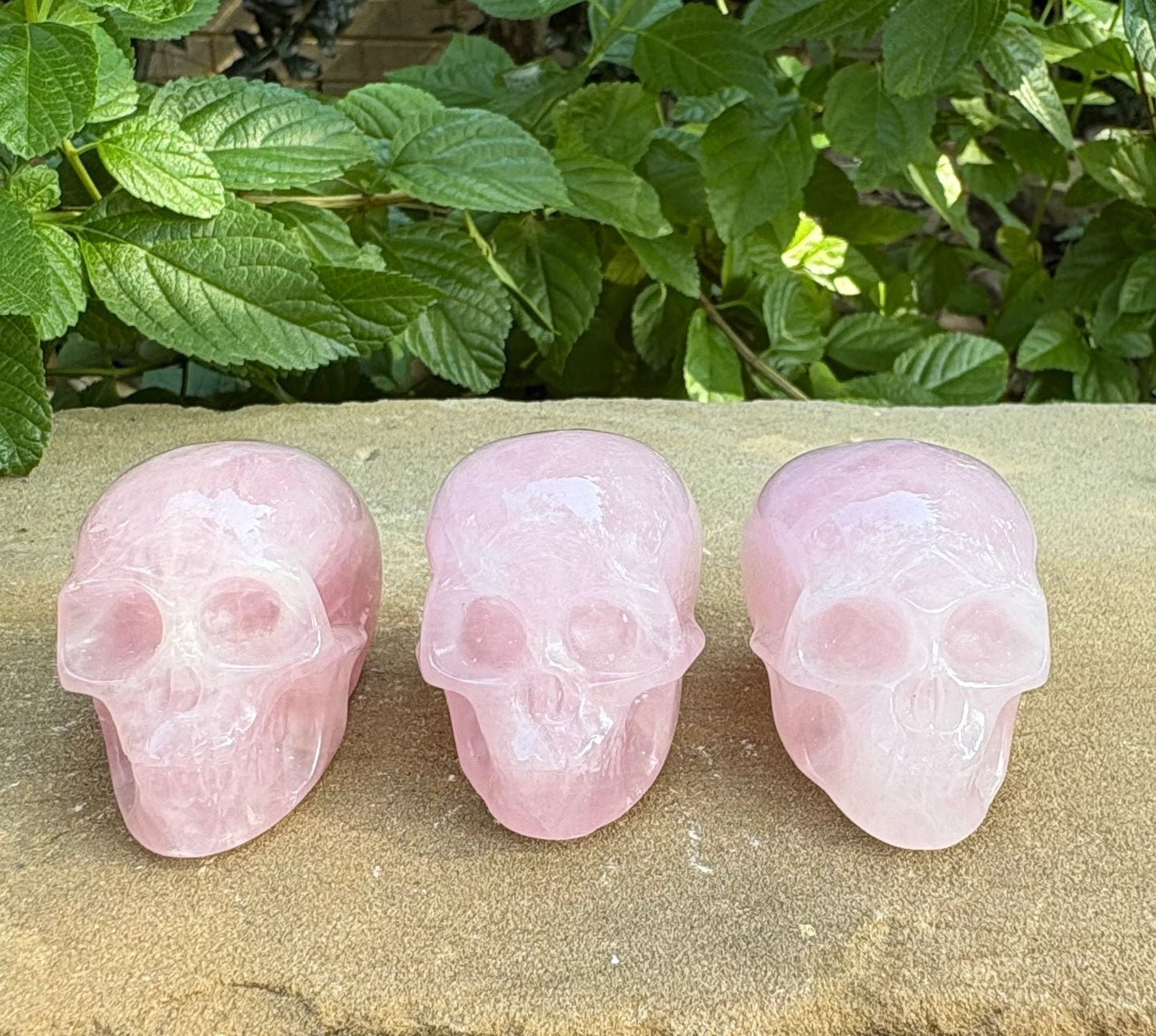 💗 Rose Quartz Crystal Skull – Love, Compassion & Emotional Healing