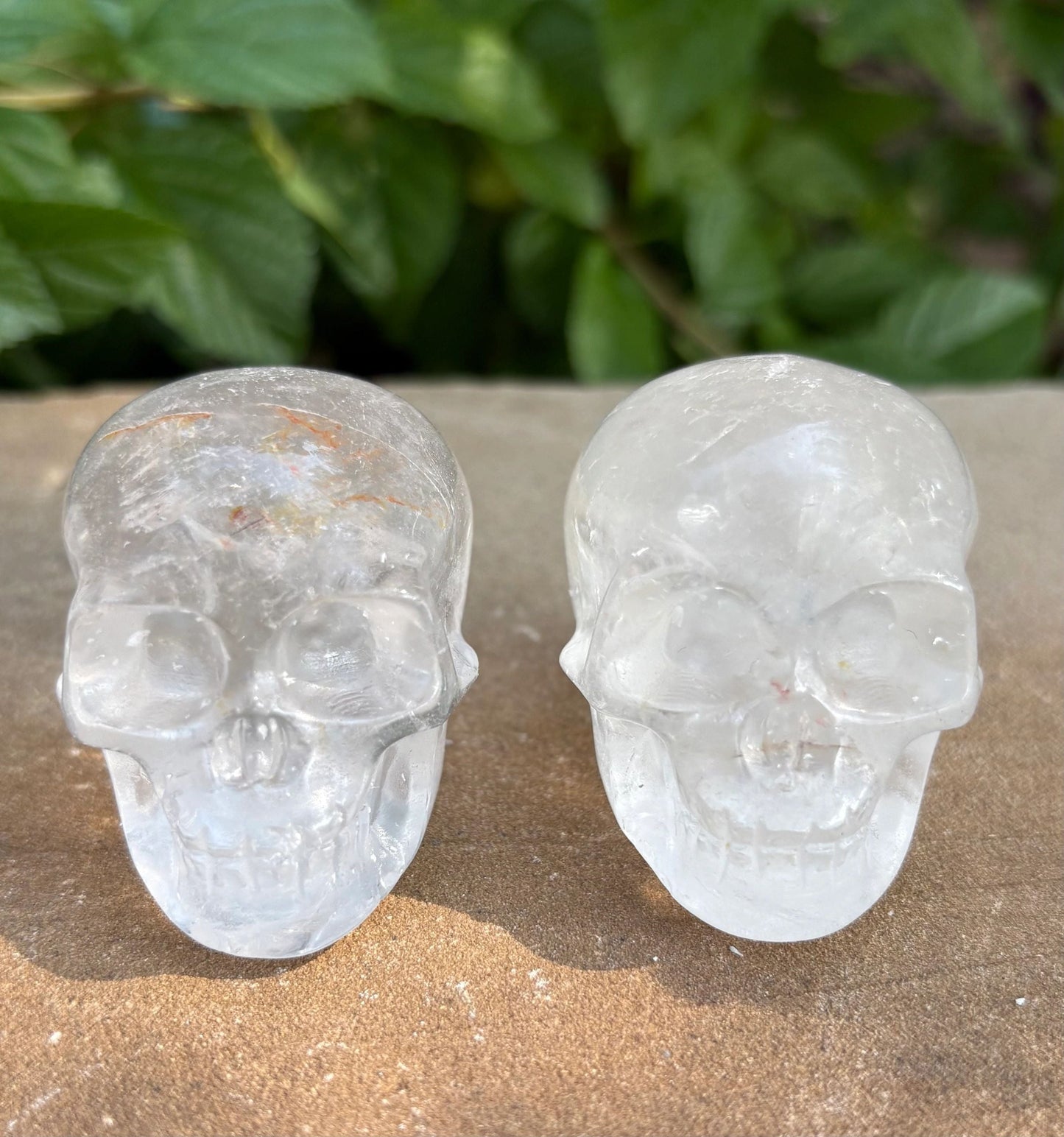💎 Clear Quartz Skull – Clarity, Amplification & Cosmic Energy | Smooth Hand-Carved Crystal Skull