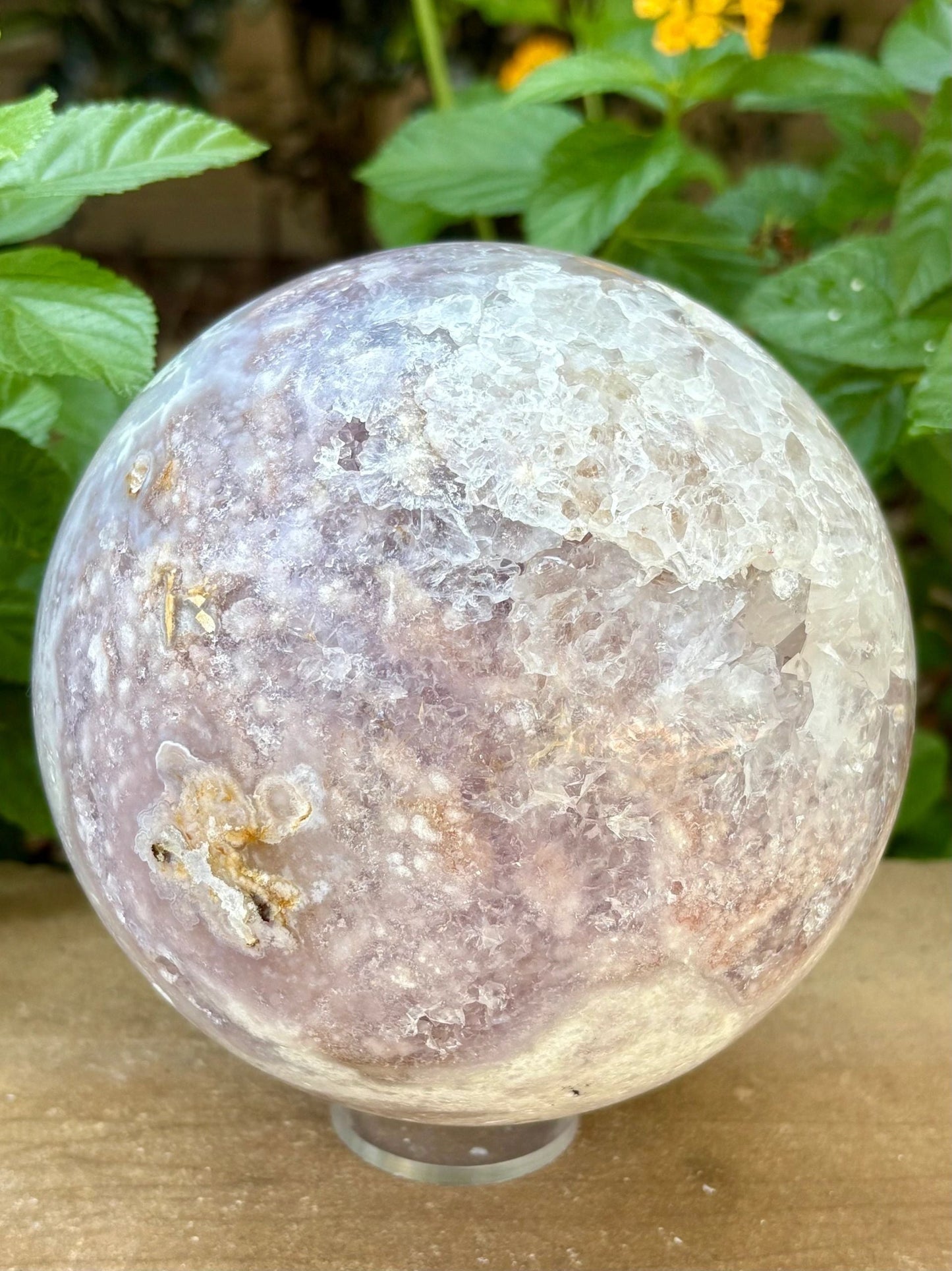🌸7lb. Pink Amethyst Sphere – Rare Collector’s Crystal Planet of Sparkle & Sass | Radiant