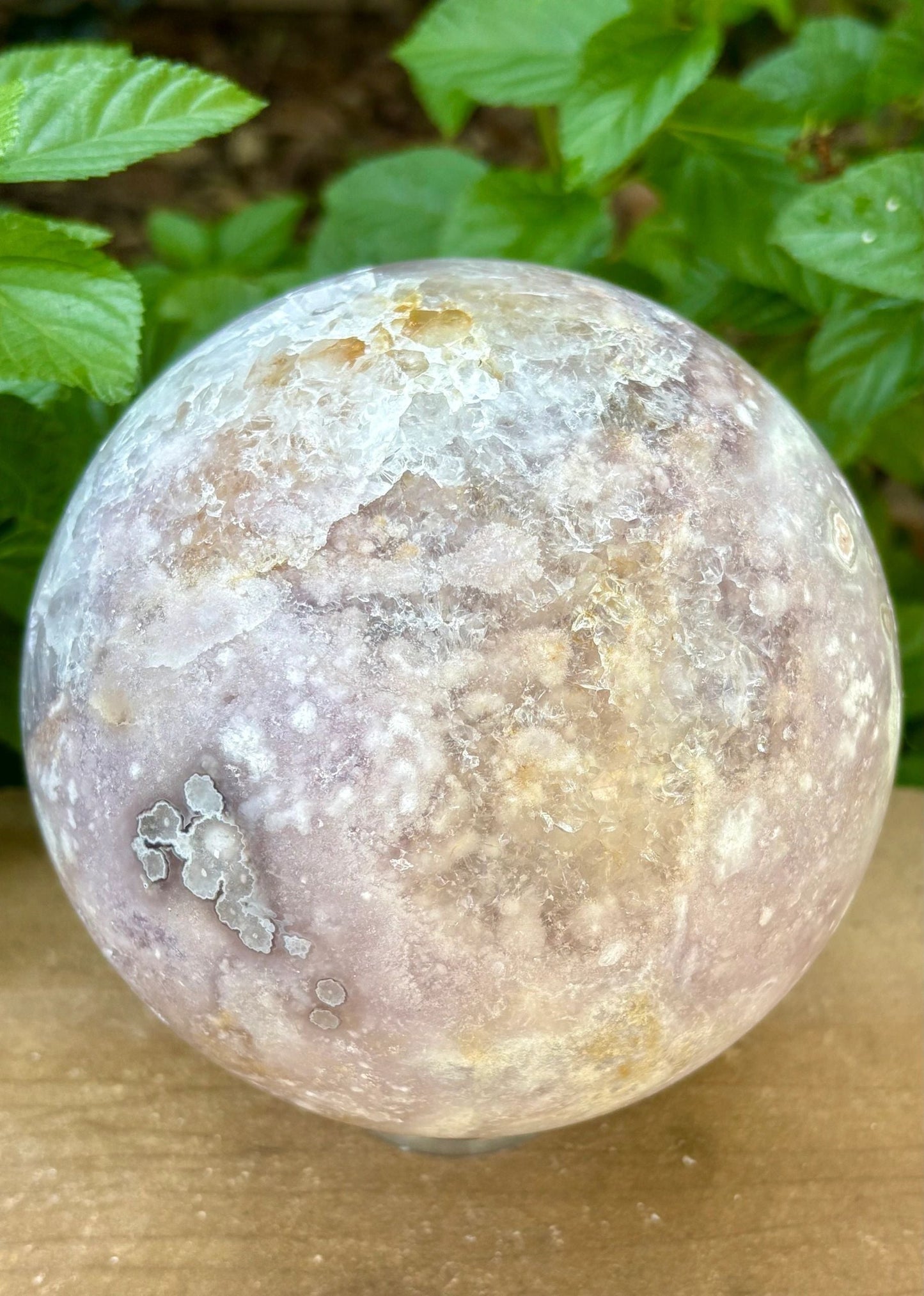 🌸7lb. Pink Amethyst Sphere – Rare Collector’s Crystal Planet of Sparkle & Sass | Radiant