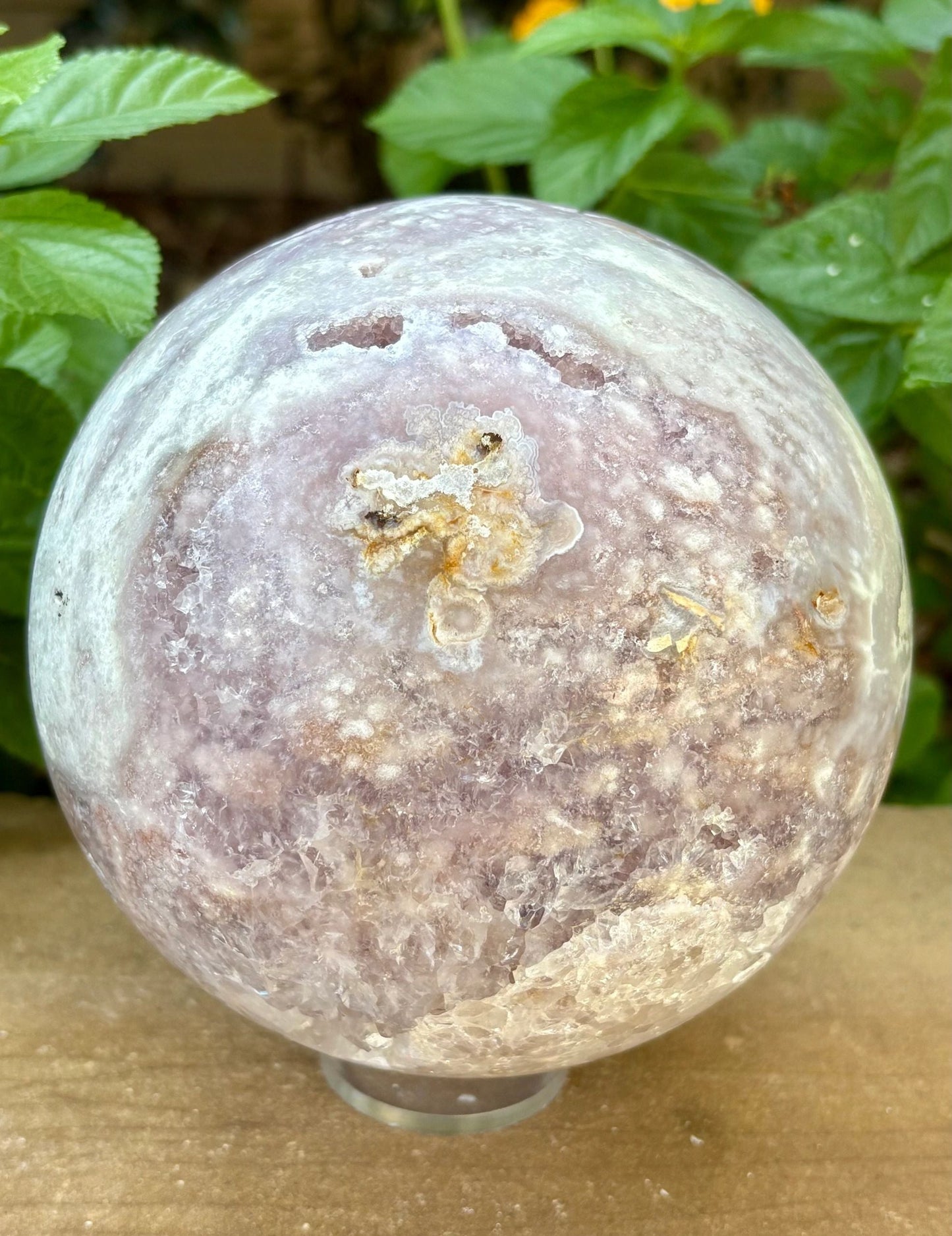 🌸7lb. Pink Amethyst Sphere – Rare Collector’s Crystal Planet of Sparkle & Sass | Radiant