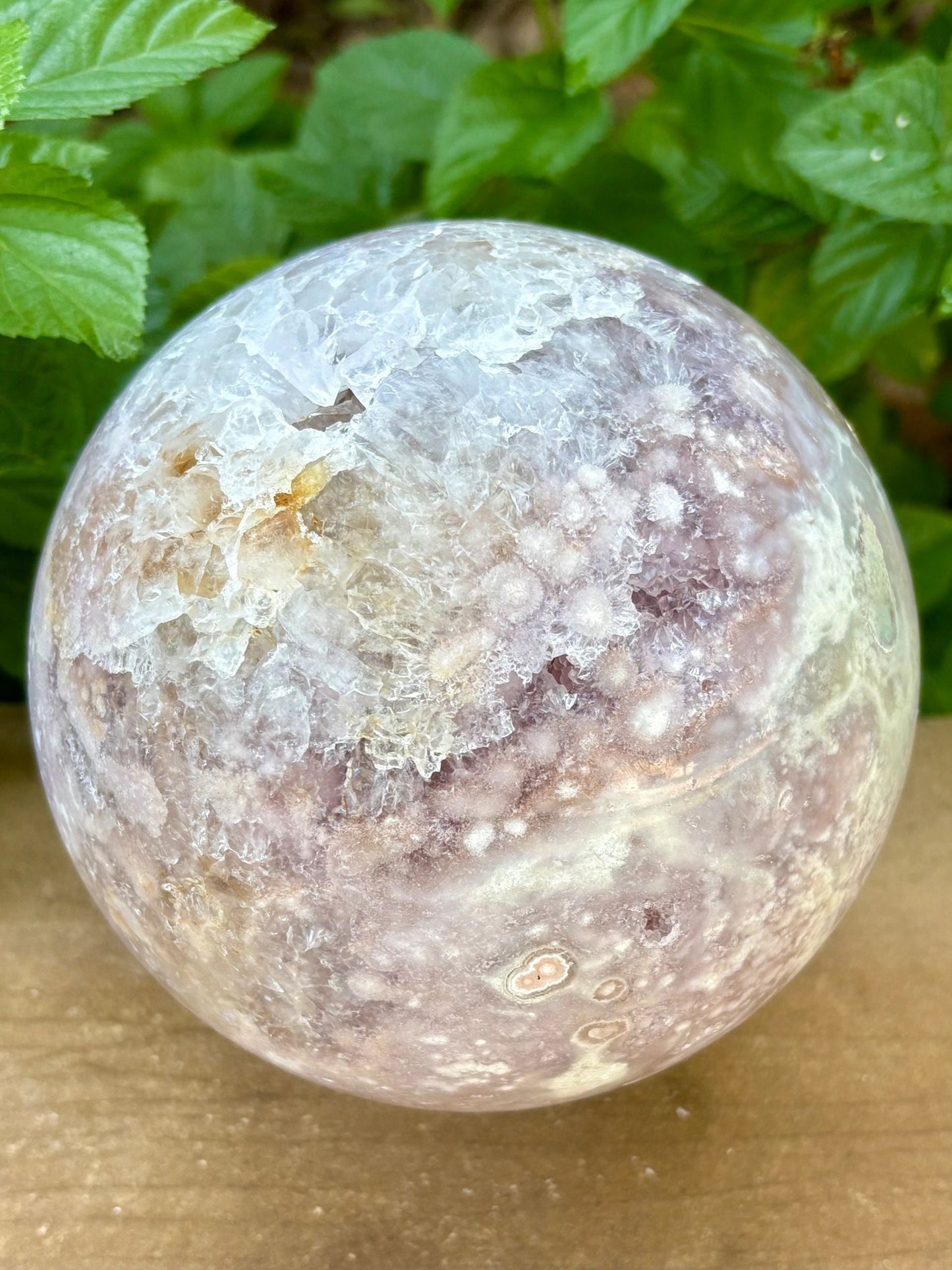 🌸7lb. Pink Amethyst Sphere – Rare Collector’s Crystal Planet of Sparkle & Sass | Radiant