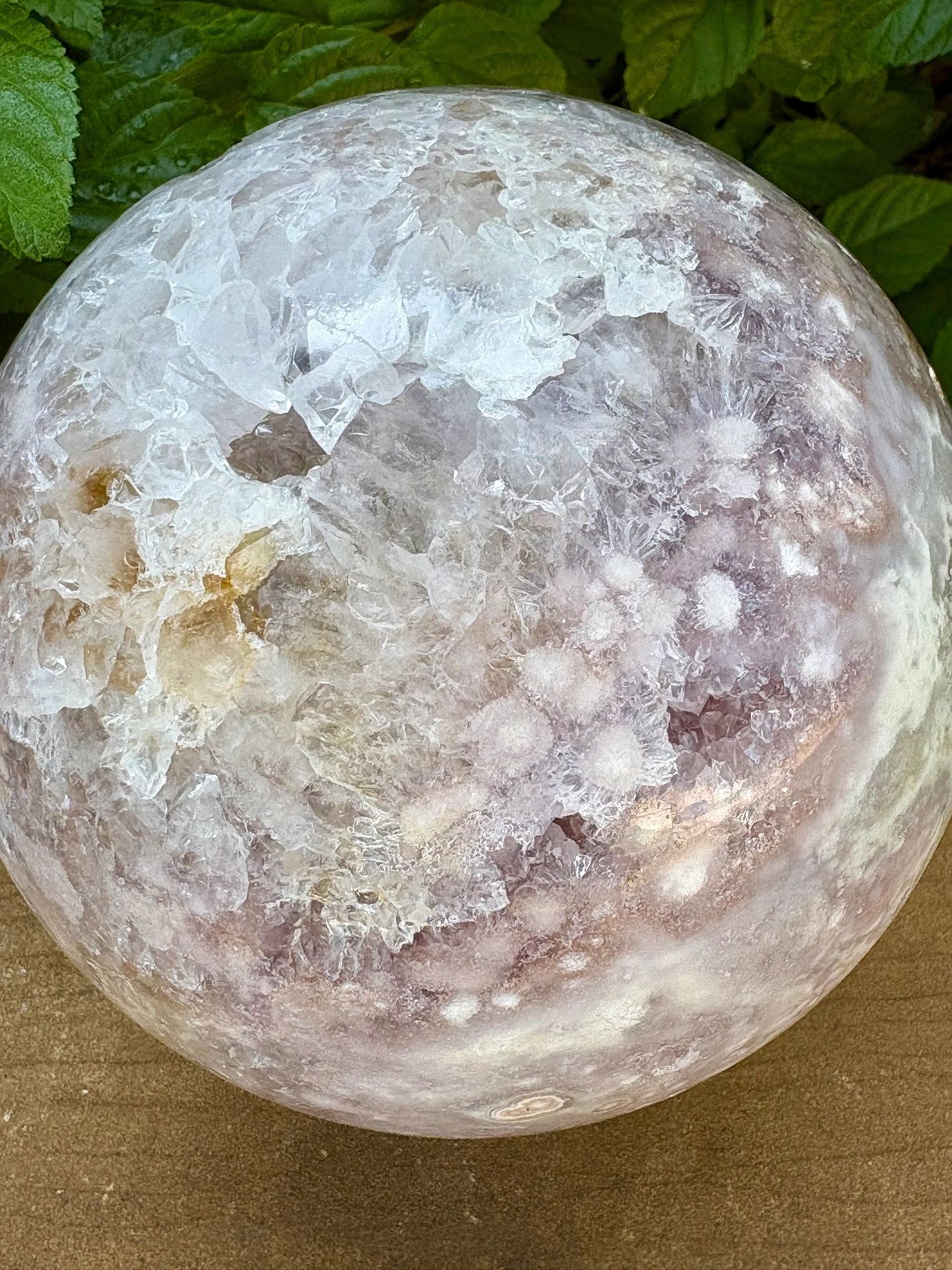 🌸7lb. Pink Amethyst Sphere – Rare Collector’s Crystal Planet of Sparkle & Sass | Radiant