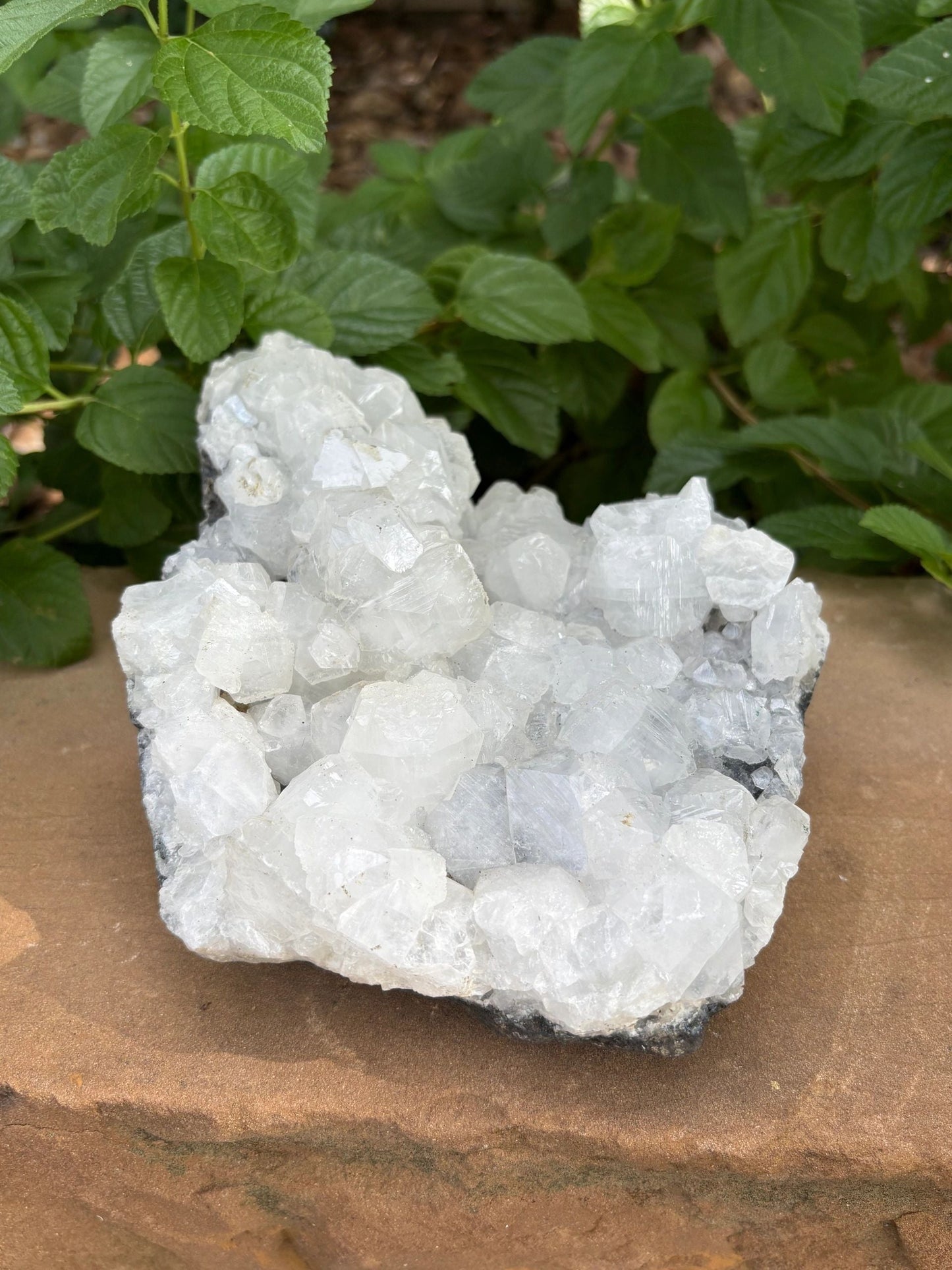 ✨ Raw White Apophyllite Mineral Specimen Cluster – Clarity, Light & Angelic Glow | 4.52 lbs. Clarity | Uplift | High-Vibe Sparkle