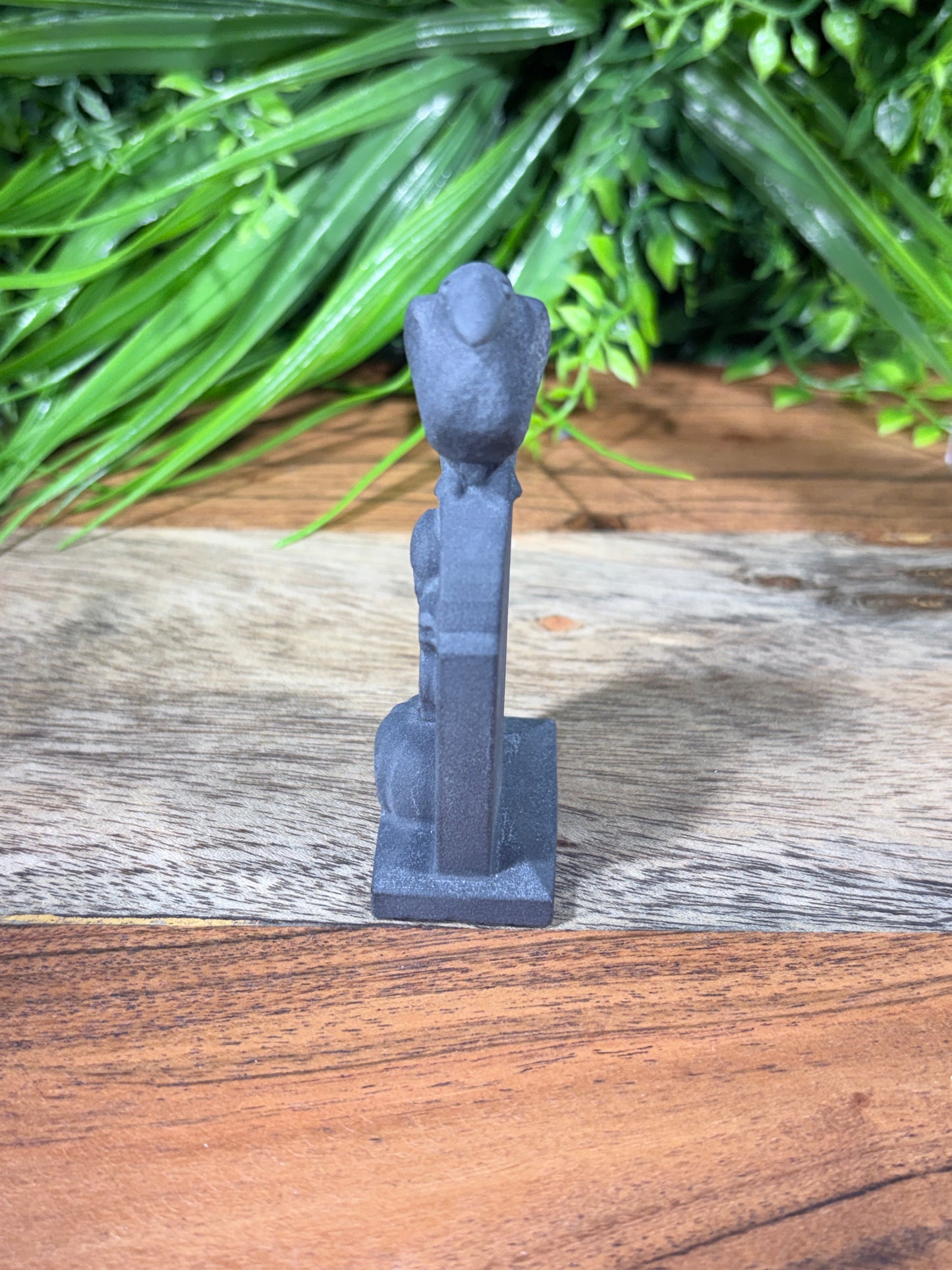 Matte Black Obsidian Raven Gravestones -Tombstone | Protection • Wisdom • Transformation
