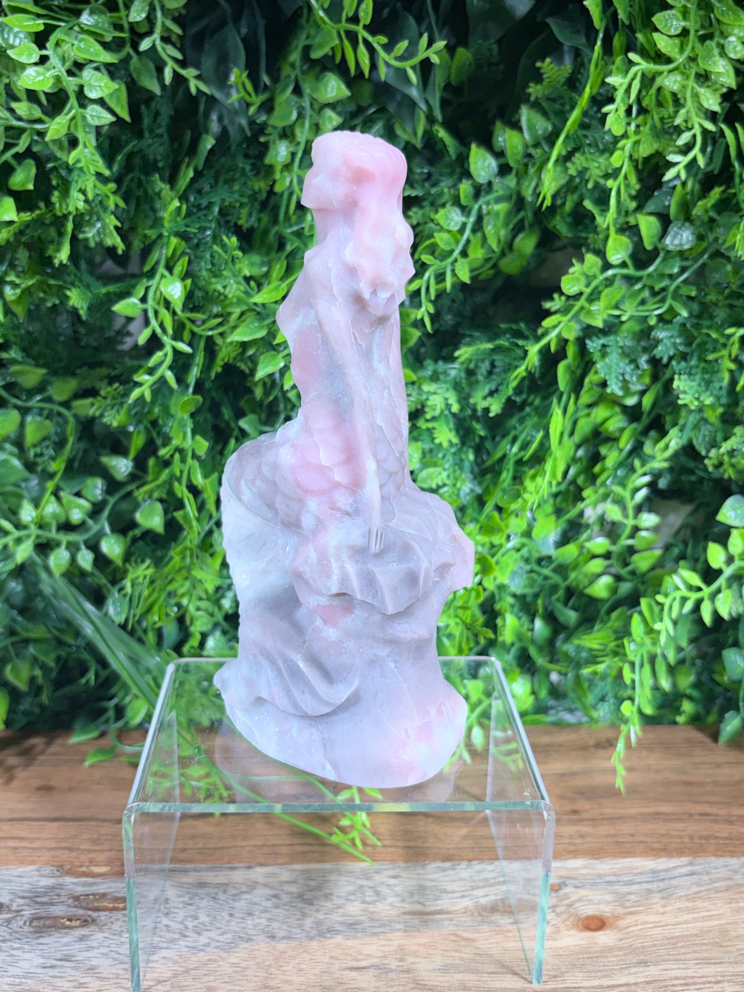 6" Pink Opal Mermaid -  Self-Love • Emotional Balance • New Beginnings