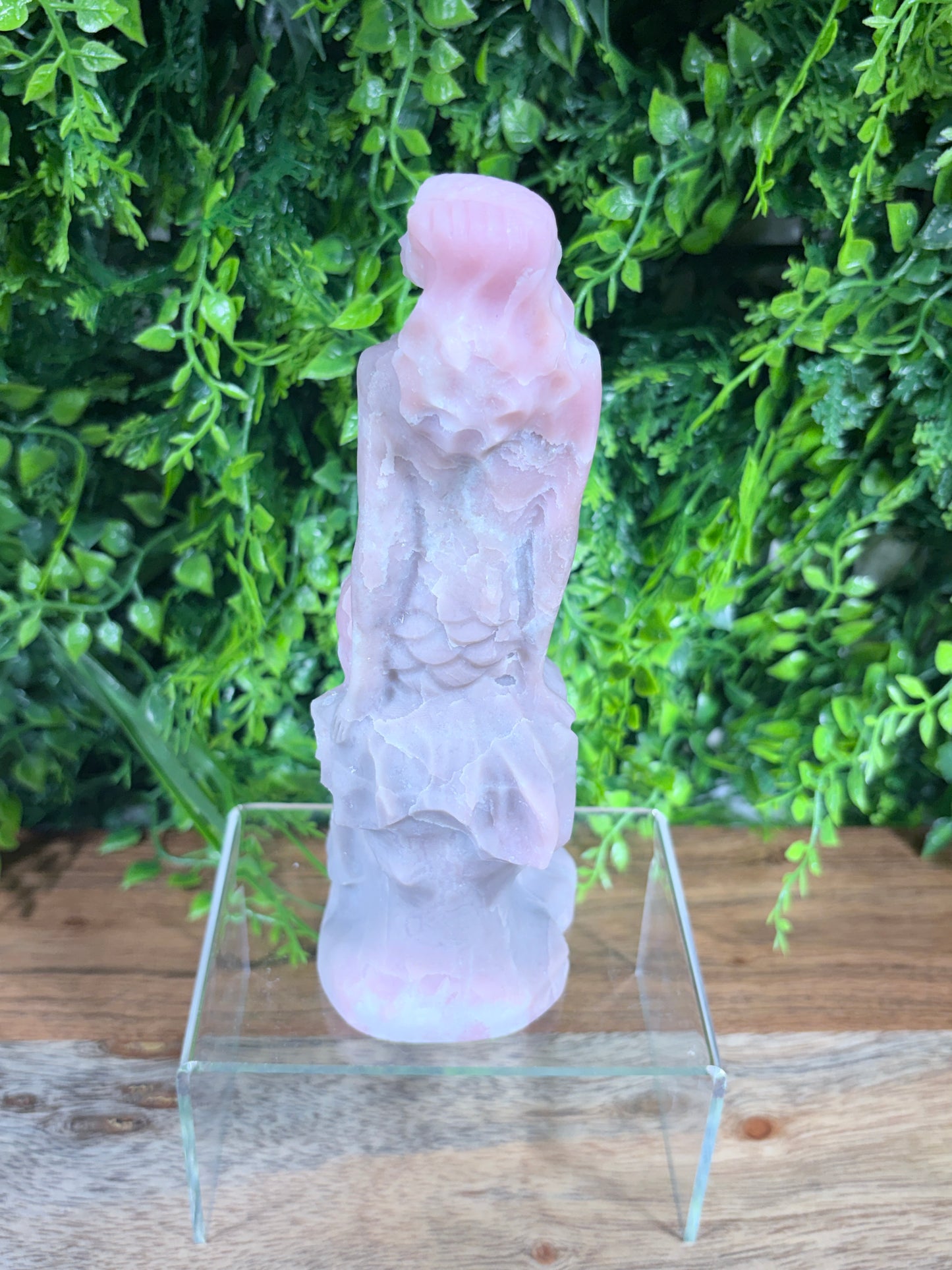 6" Pink Opal Mermaid -  Self-Love • Emotional Balance • New Beginnings