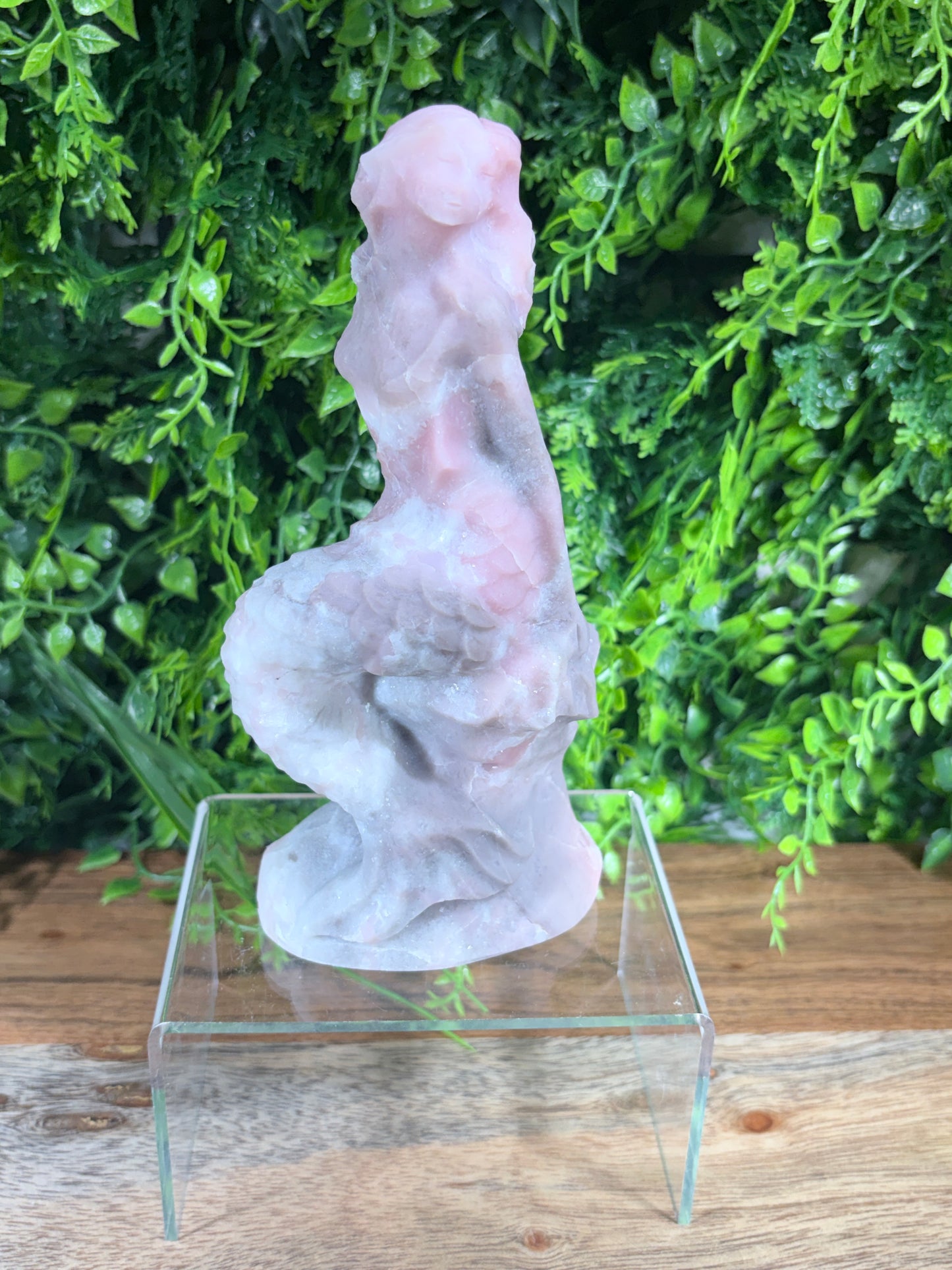6" Pink Opal Mermaid -  Self-Love • Emotional Balance • New Beginnings